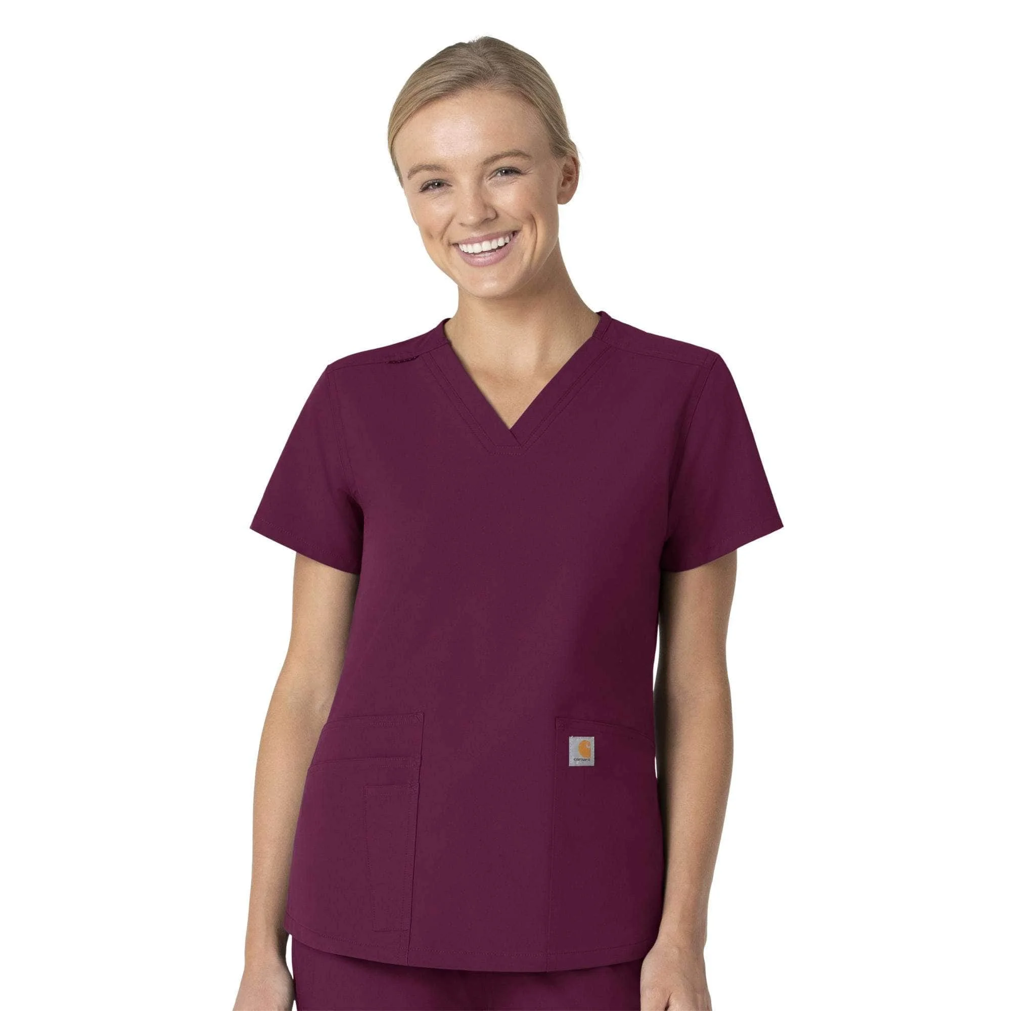 Women's Force Essentials V-Neck Scrub Top - 1