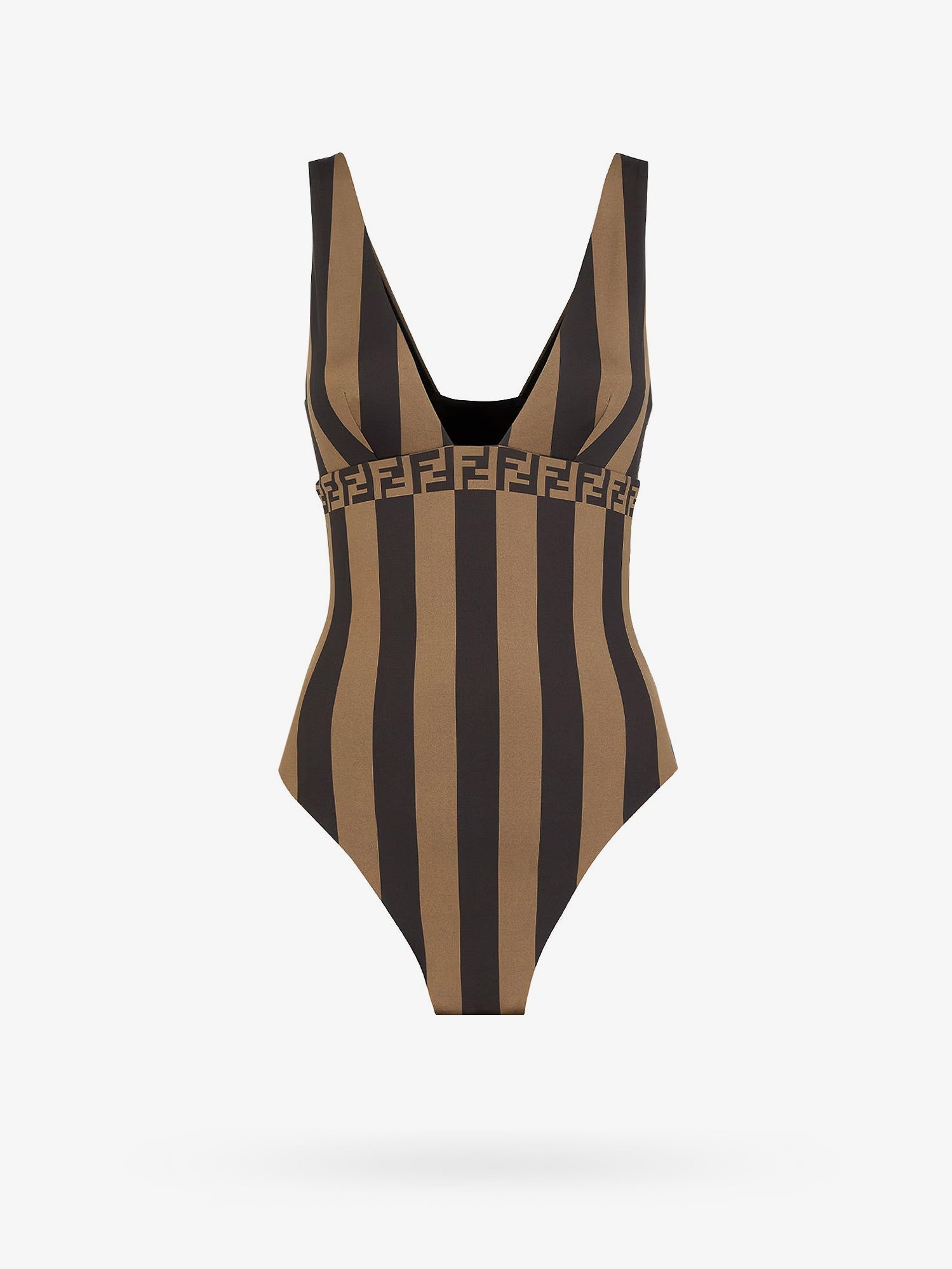 Fendi Woman Swimsuit Woman Brown Swimwear - 1