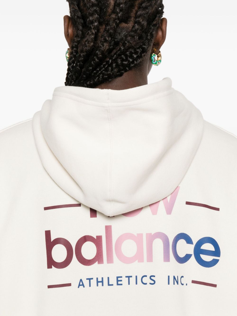 logo-embroidered hoodie - 5