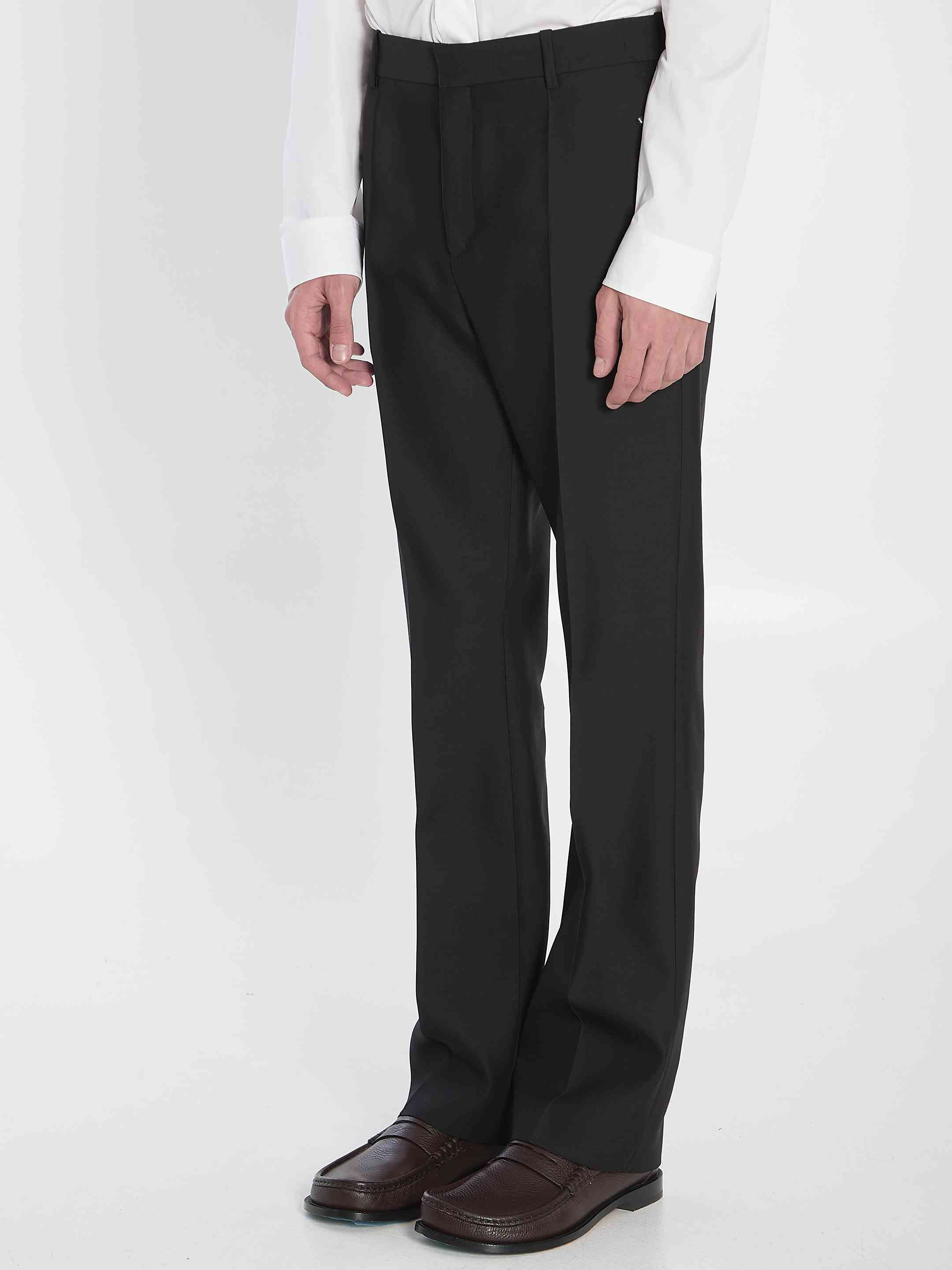 Loewe Men Tailored Wool And Silk Trousers - 2