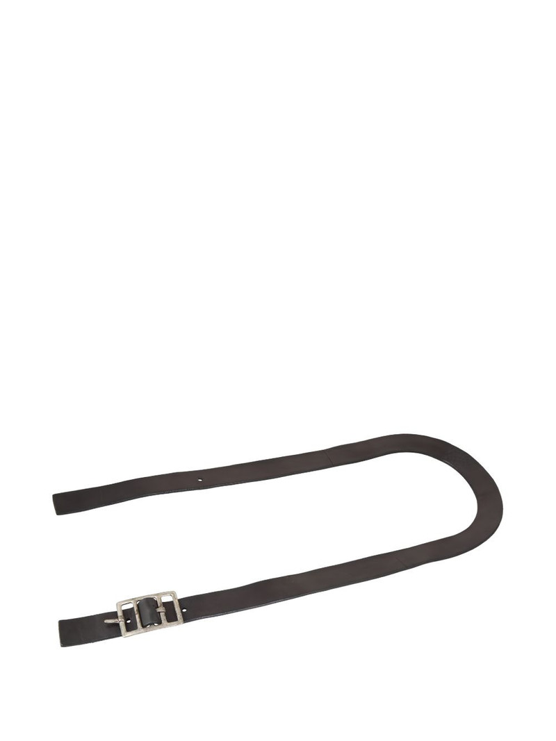 tanned buckle belt 1