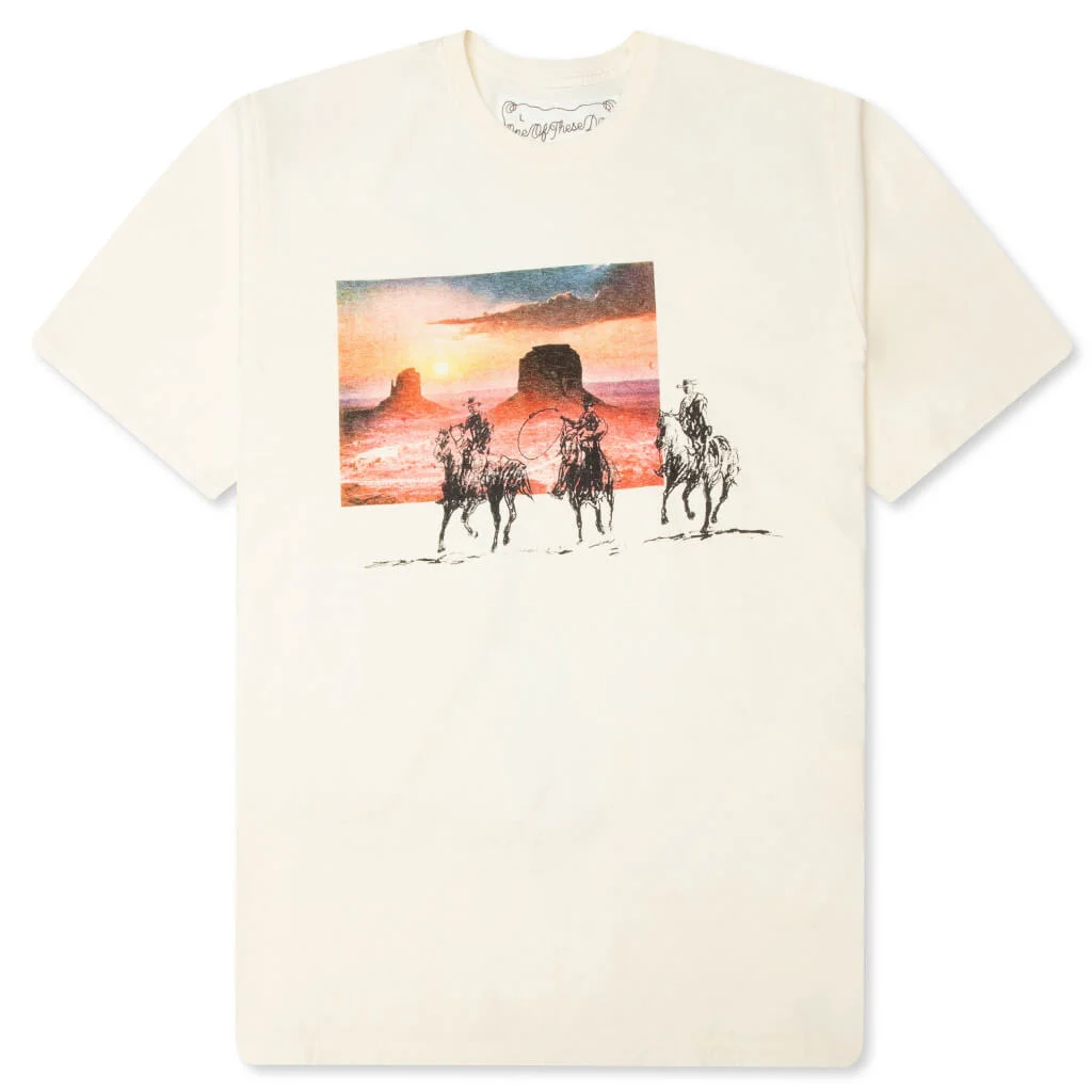 THE DAY THE RAINS CAME T-SHIRT - BONE - 1