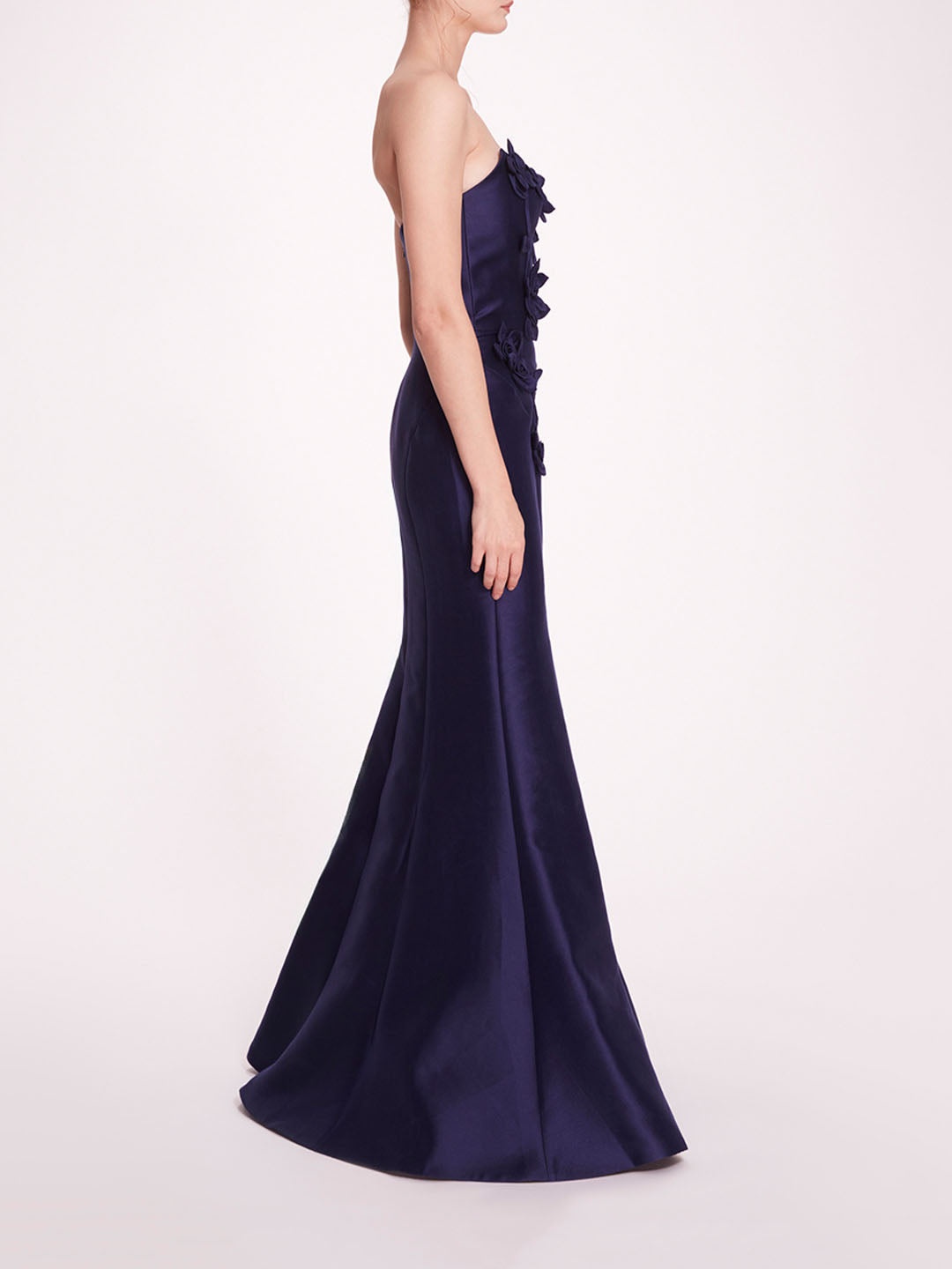 FLORAL MIKADO GOWN - 3