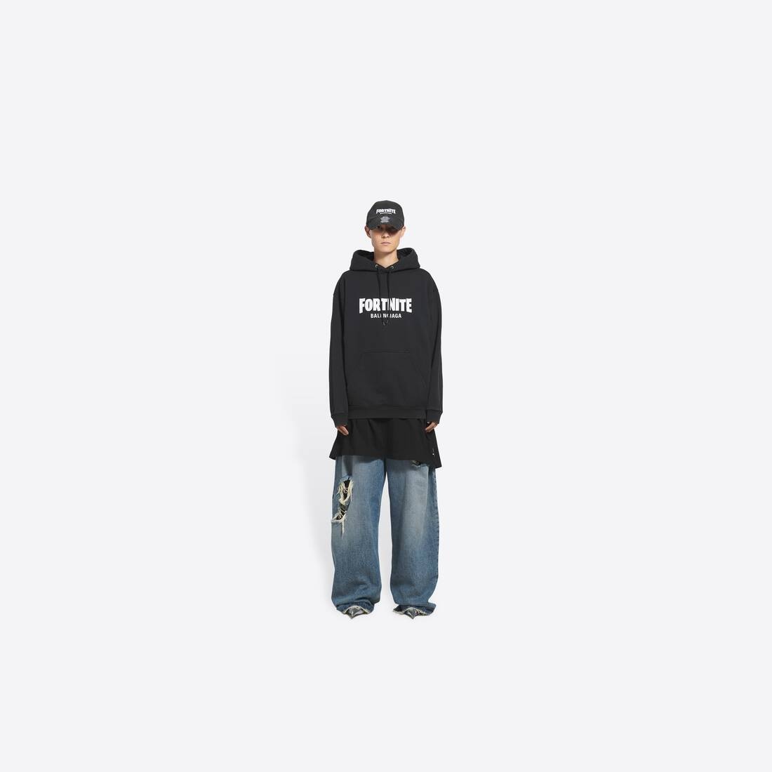 Fortnite©2021 Hoodie Medium Fit in Black - 6