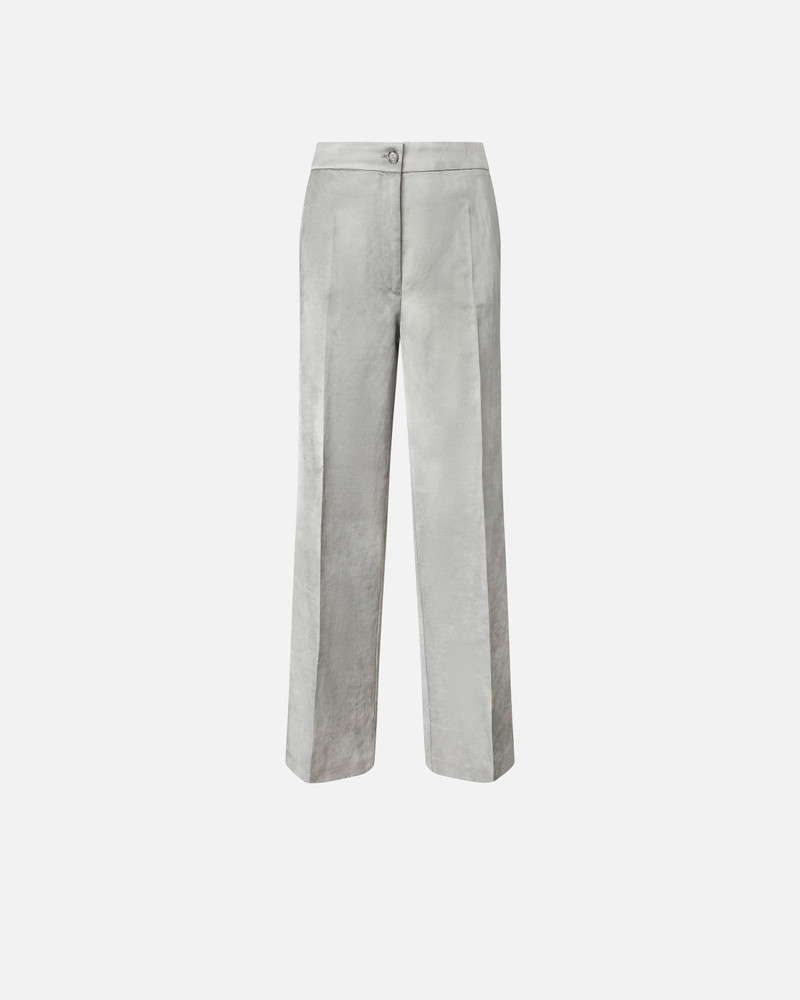 ELEGANT WIDE TROUSERS IN WASHED-OUT SATIN 1