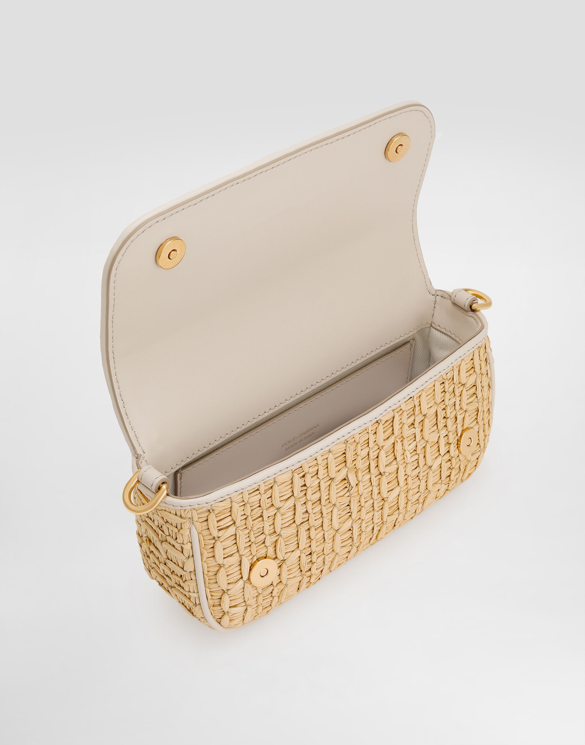 Rafia crochet shoulder bag - 5
