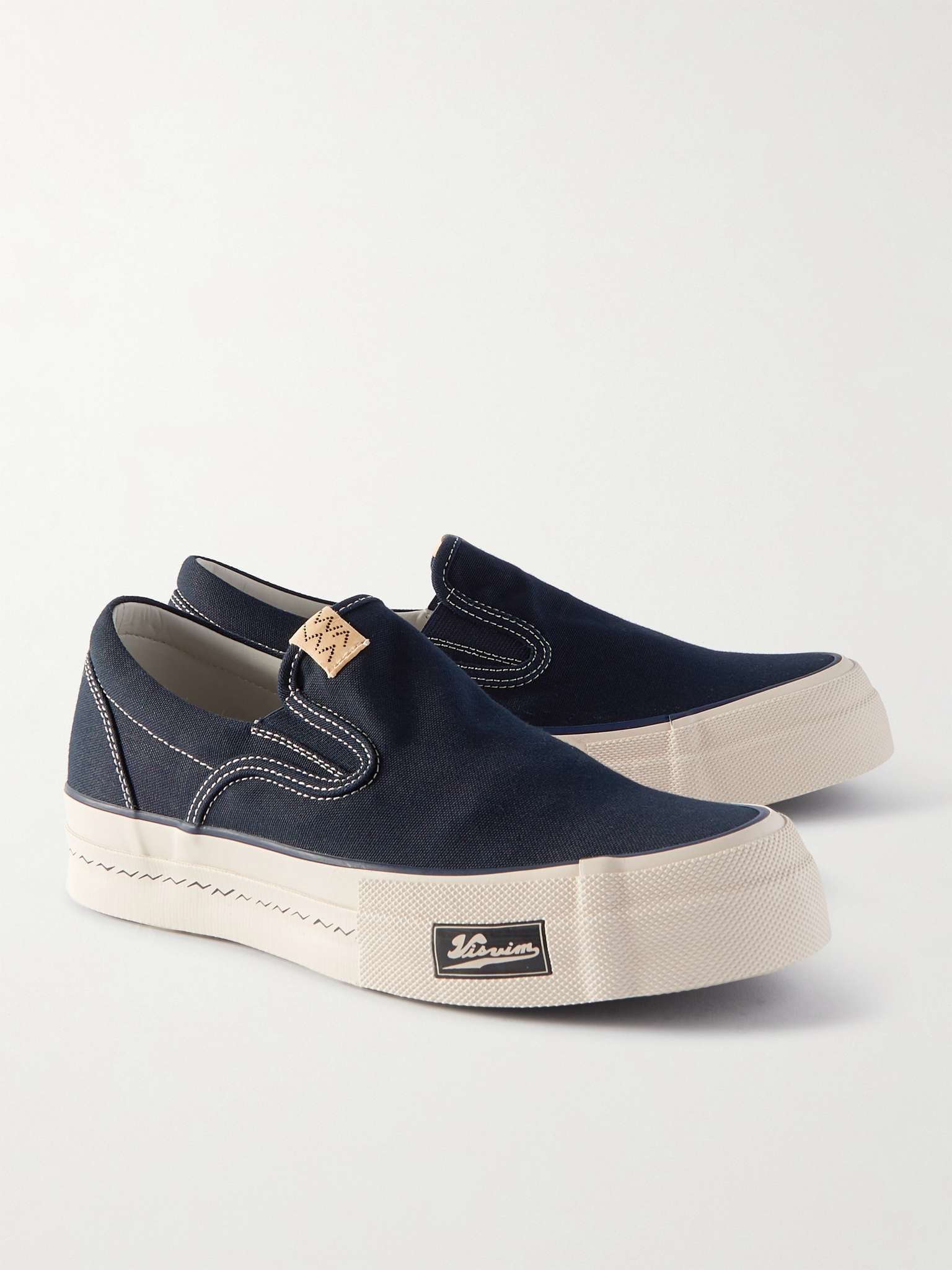 Zahra Canvas Slip-On Shoes - 4