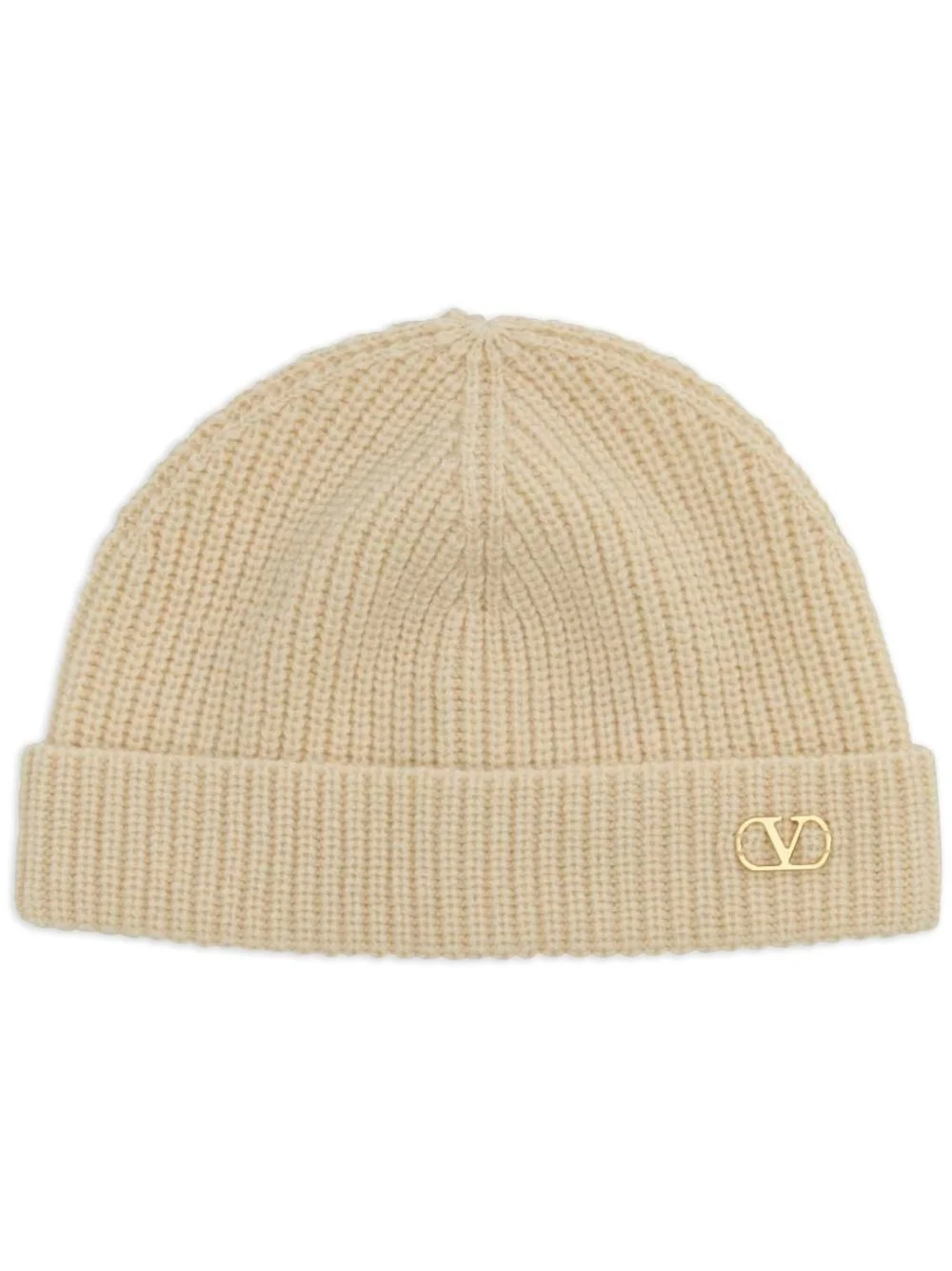 cashmere beanie hat - 1