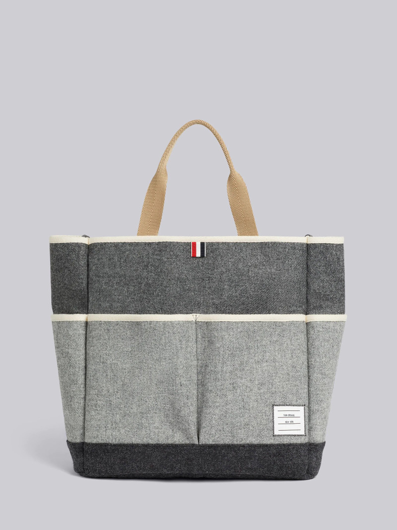 Medium Grey Fun-Mix Shetland Garden Tote 1