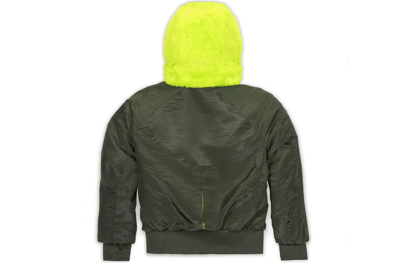 Jordan (WMNS) Air Jordan Reversible Bomber Jacket Asia Edition 'Green' CQ6658-325 outlook
