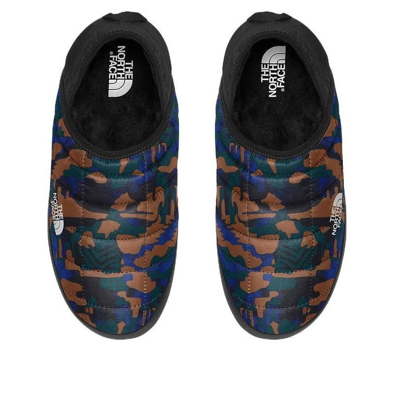 The North Face THE NORTH FACE ThermoBall Traction Mules V 'Black Brown Green' NF0A3UZN-9ZP outlook