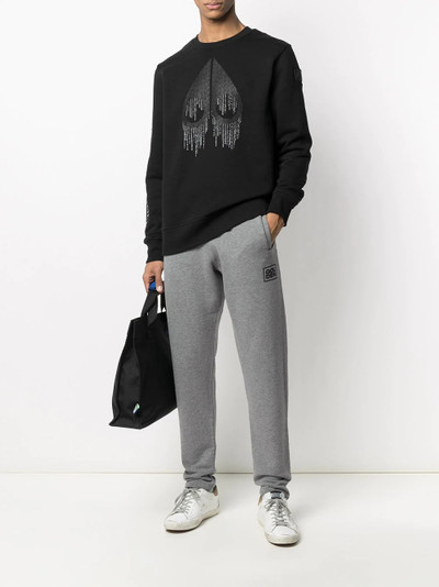 Golden Goose logo-print tapered track trousers outlook