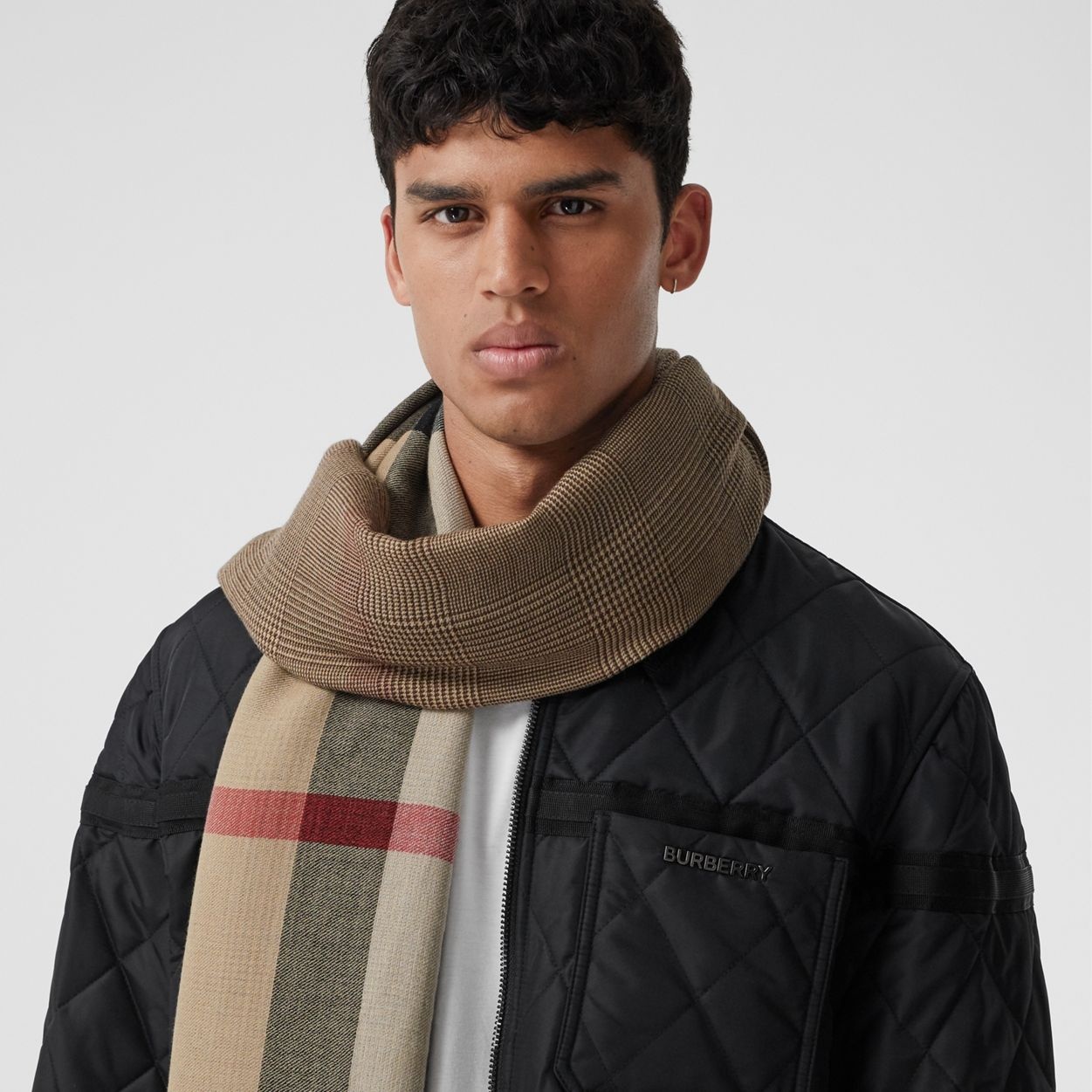 Reversible Check Cashmere Scarf - 4