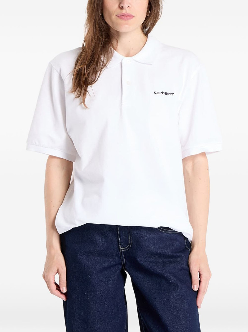 logo-print piqué polo shirt 3