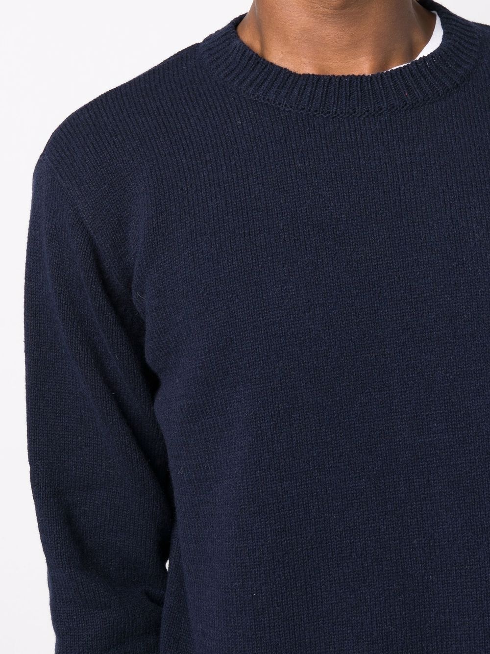 fine-knit crewneck sweater - 5