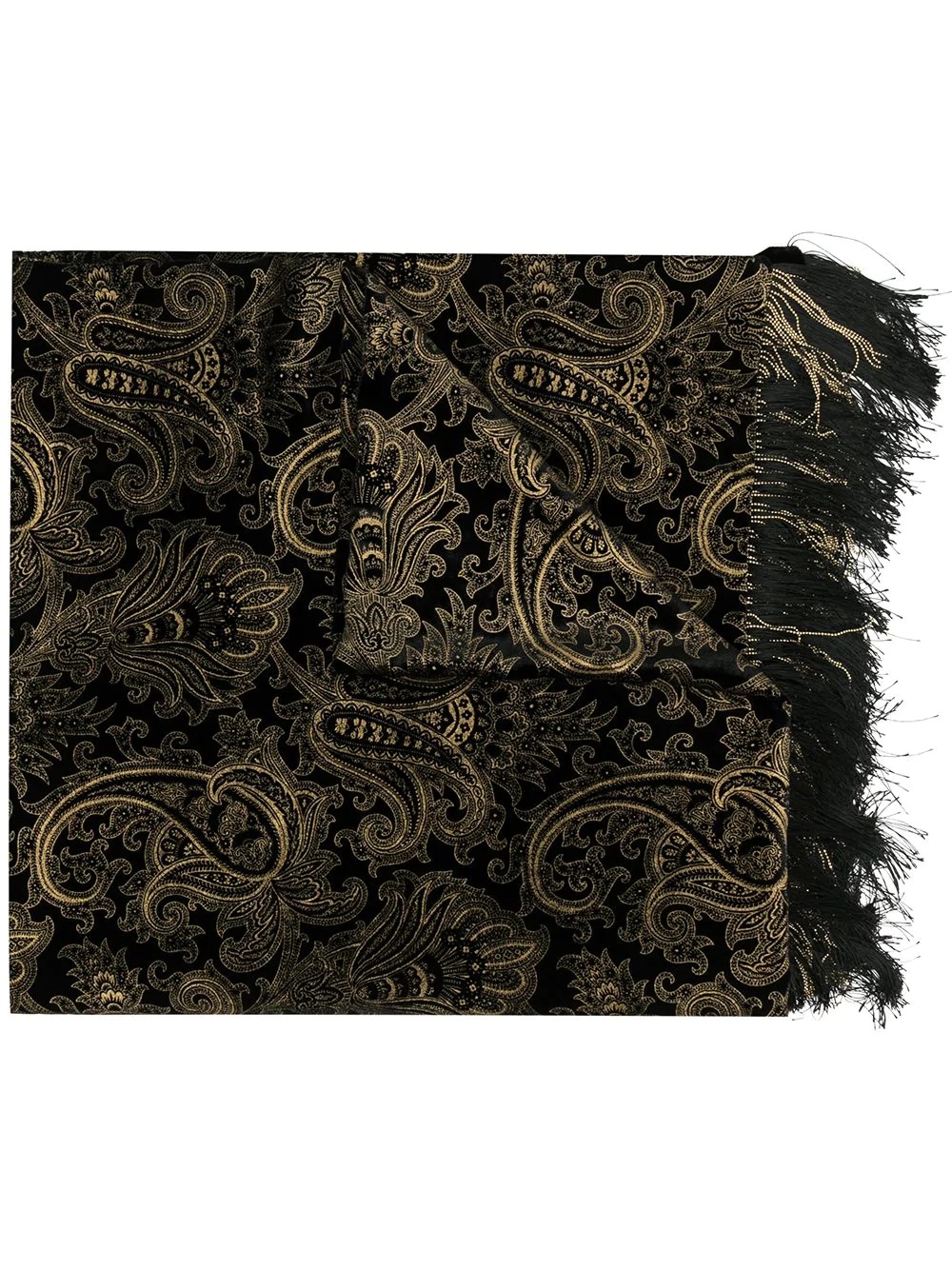 paisley-print scarf - 1