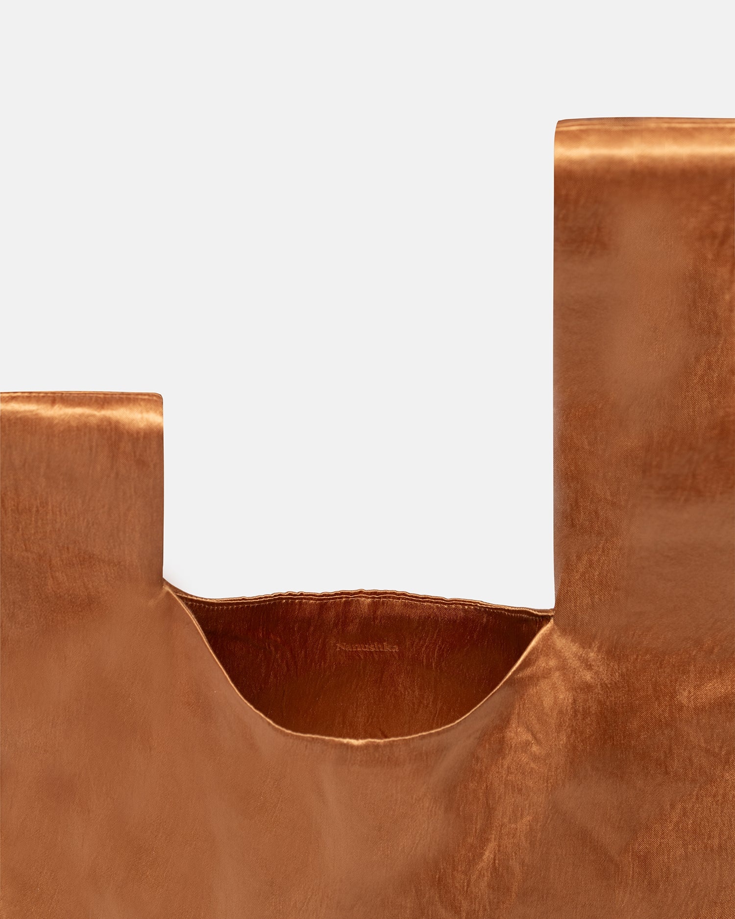 Crinkled Satin Bag - 5