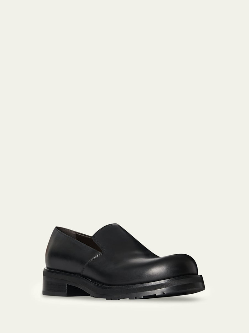 The Row Men's Lug Sole Leather Loafers outlook