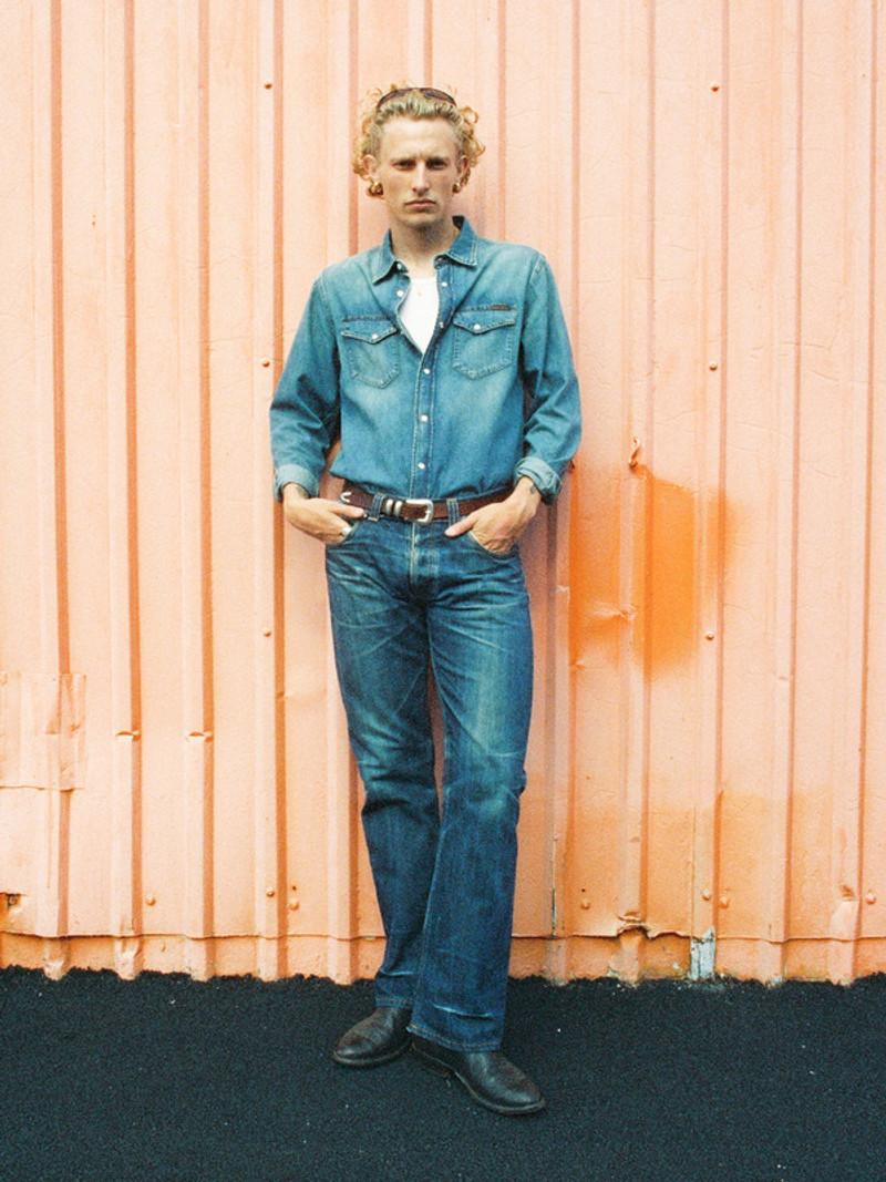 Nudie Jeans Gunnar Denim Shirt Dirt Wash outlook