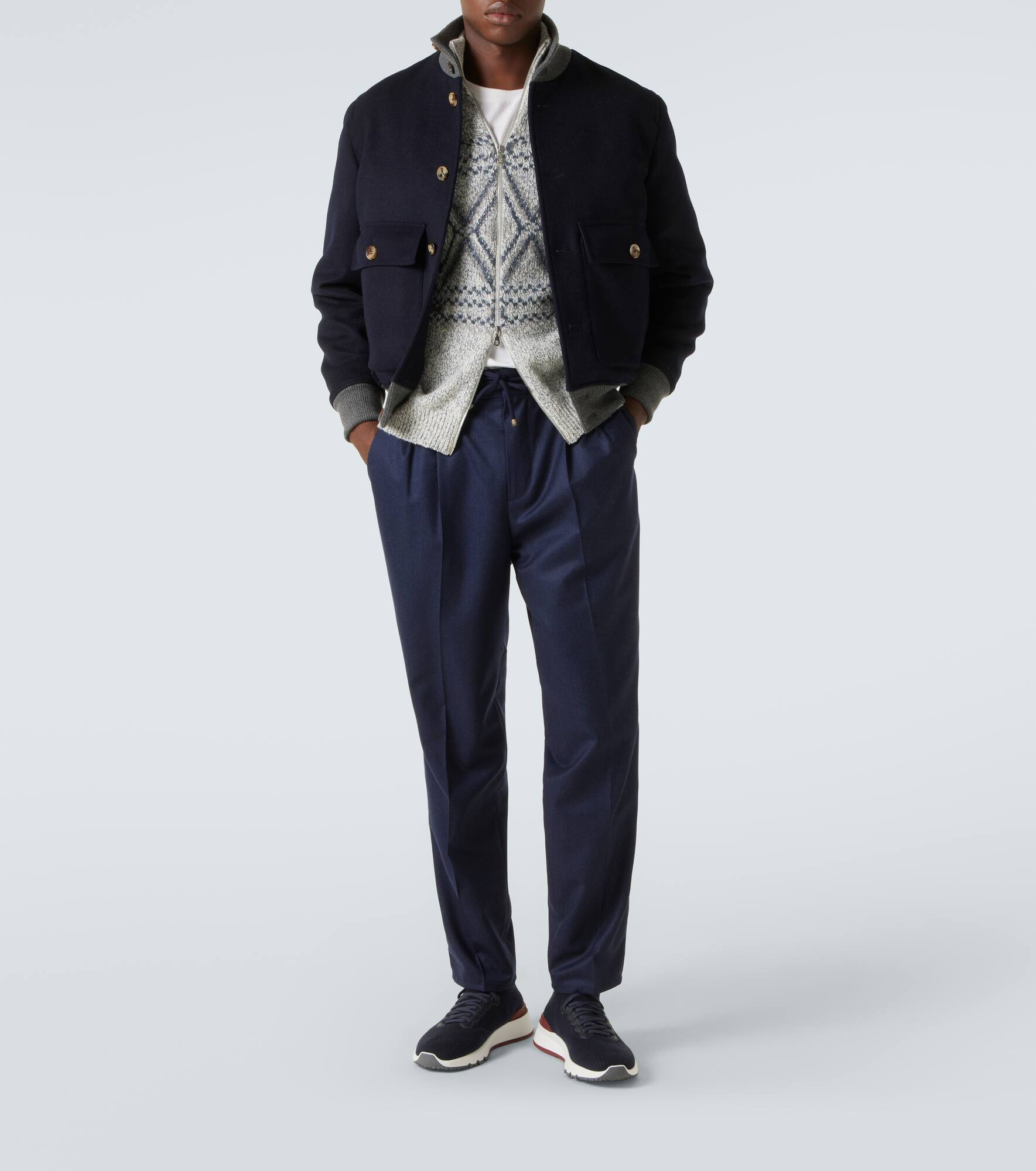 Virgin wool straight pants - 2