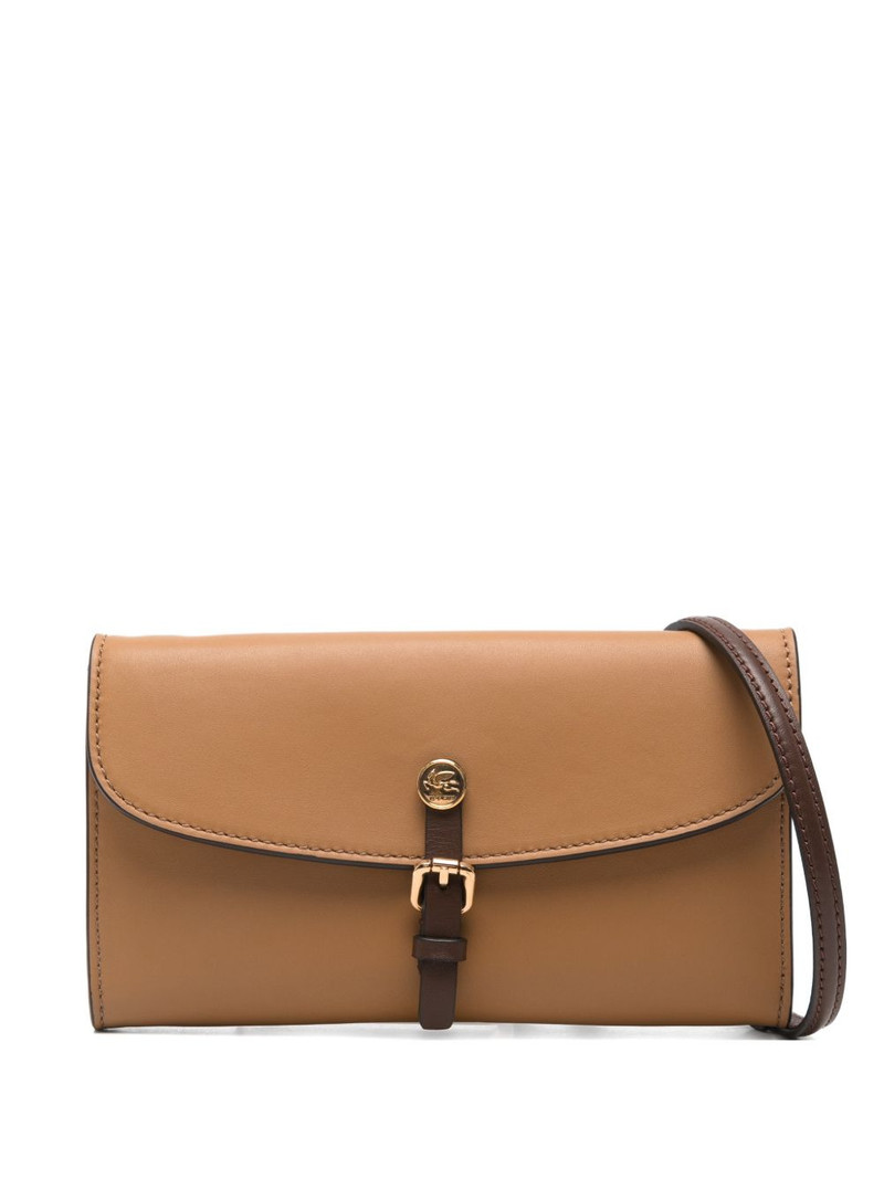 buckle-detail clutch bag 1