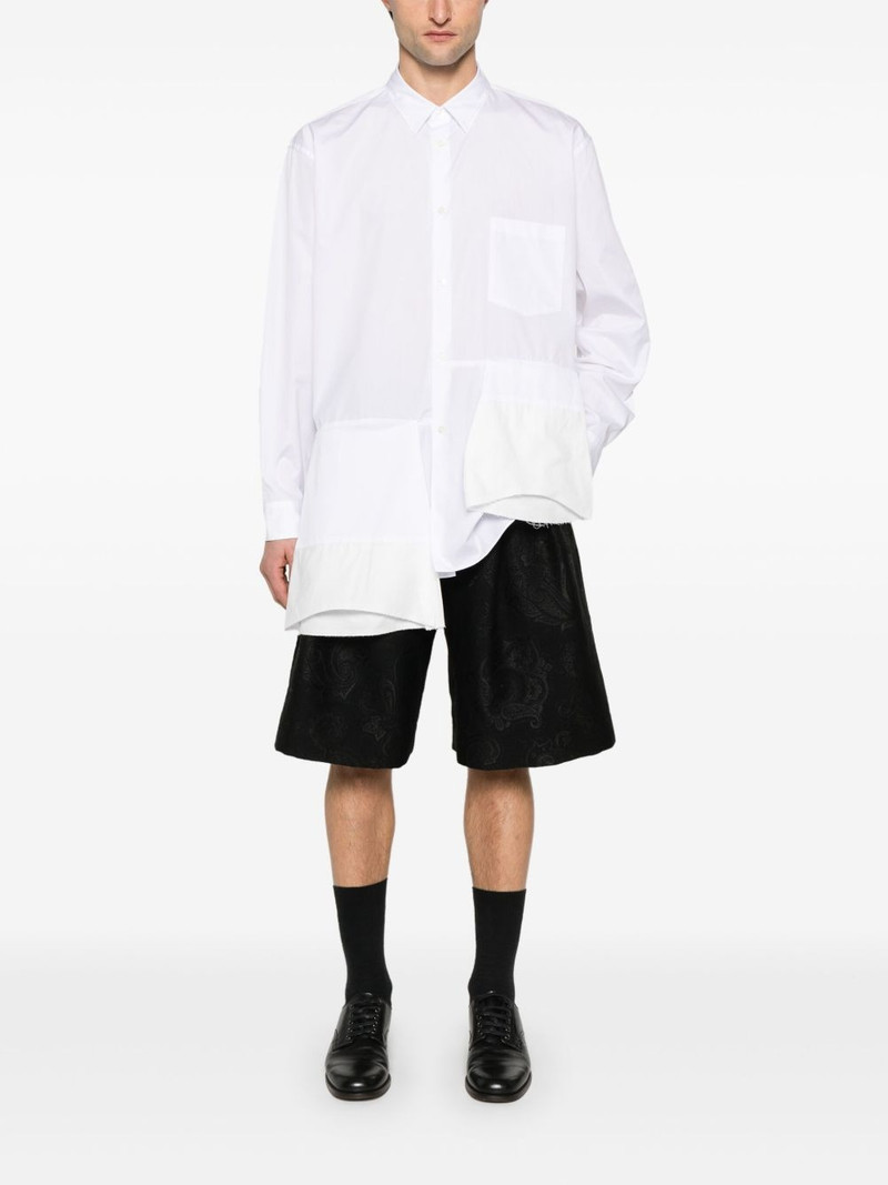 Comme des Garçons Homme Plus paisley-jacquard shorts outlook