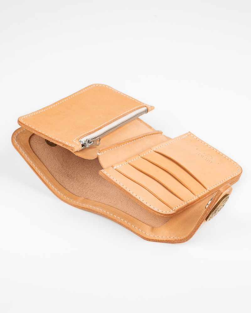 Iron Heart OGL BRAVE HORSEHIDE CONDOR MID WALLET - NATURAL outlook