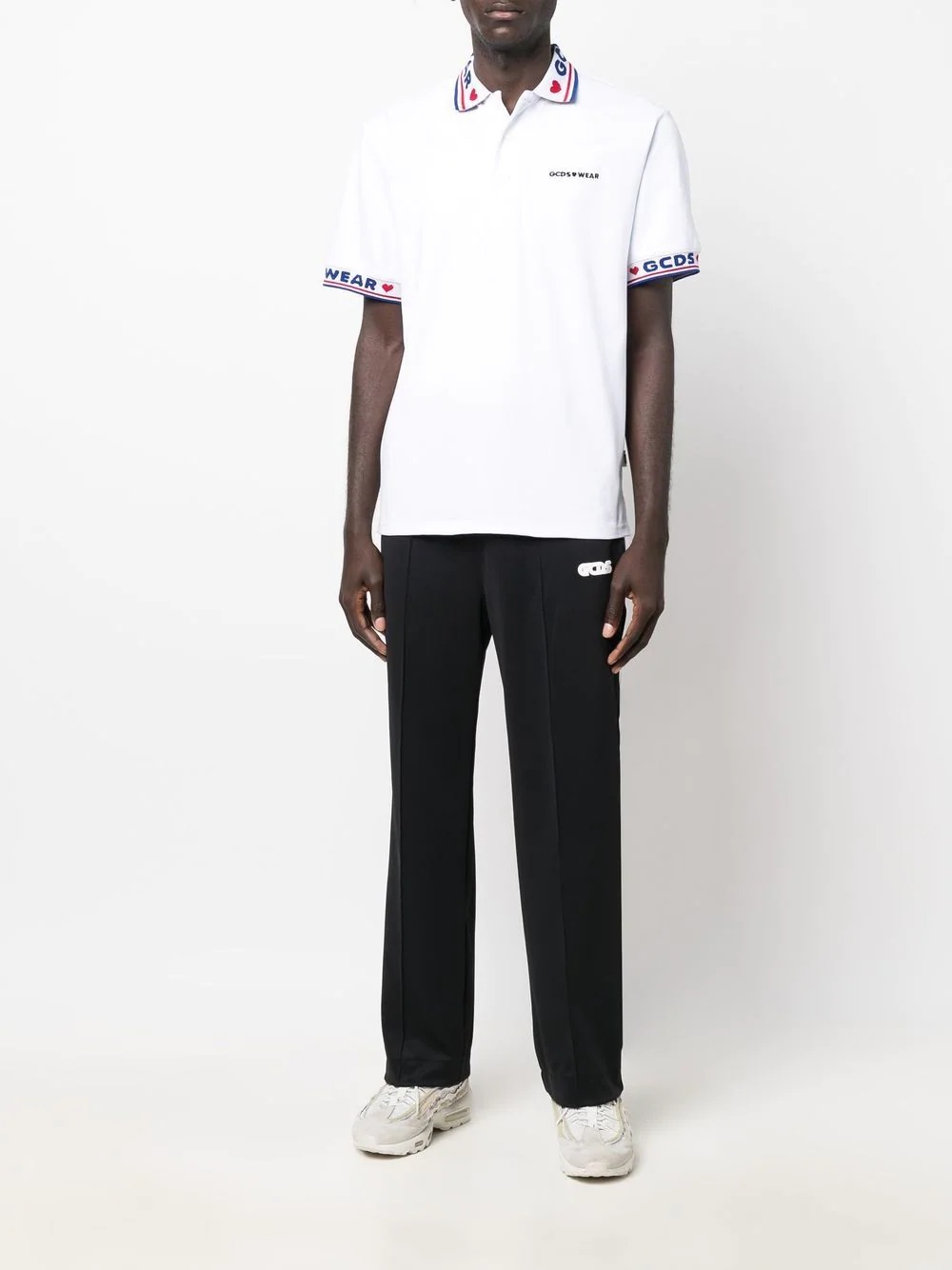 logo-trimmed polo shirt - 2