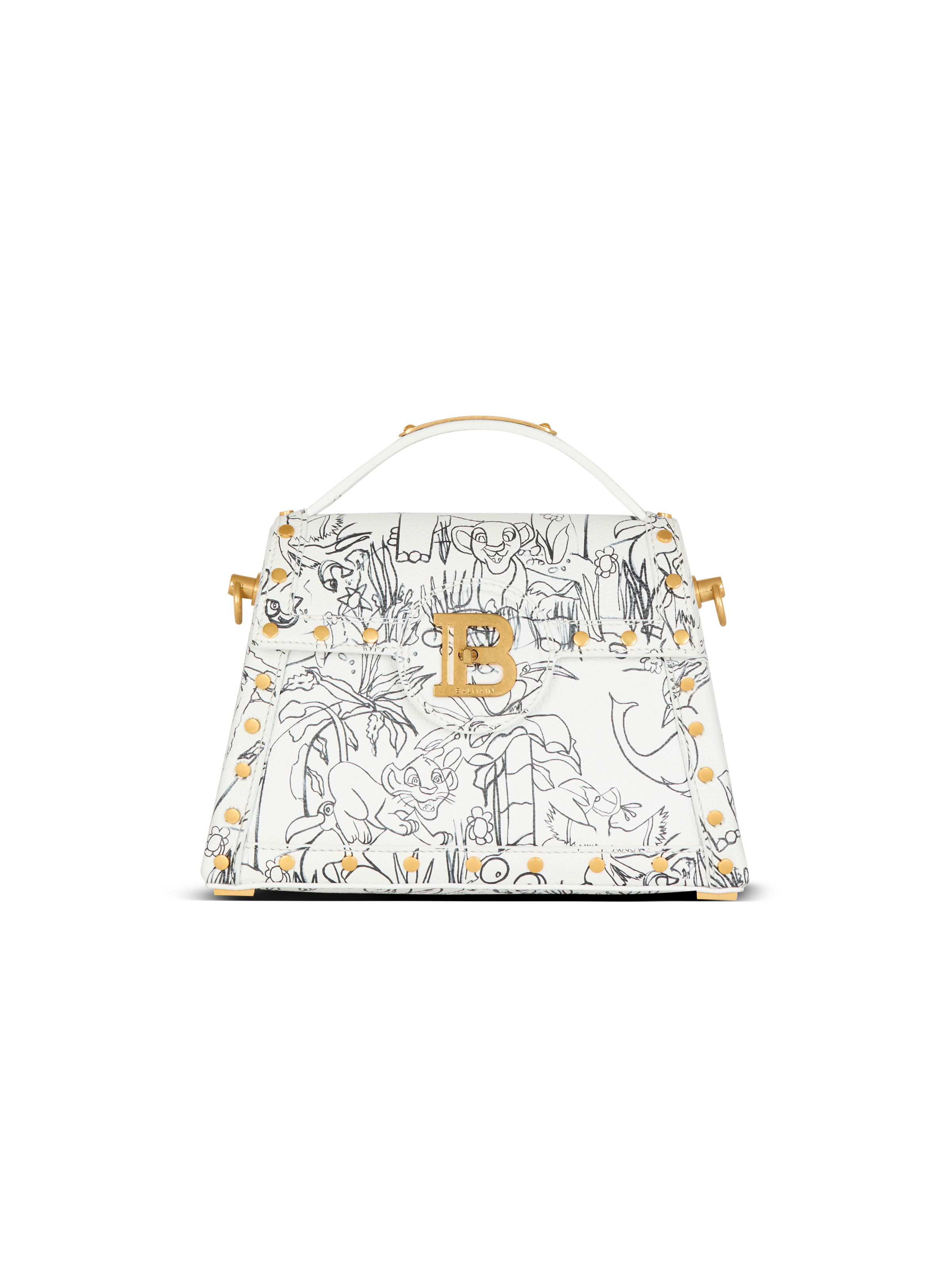 Disney x Balmain: The Lion King - B-Buzz Dynasty bag in Enfant Précoce print - 1