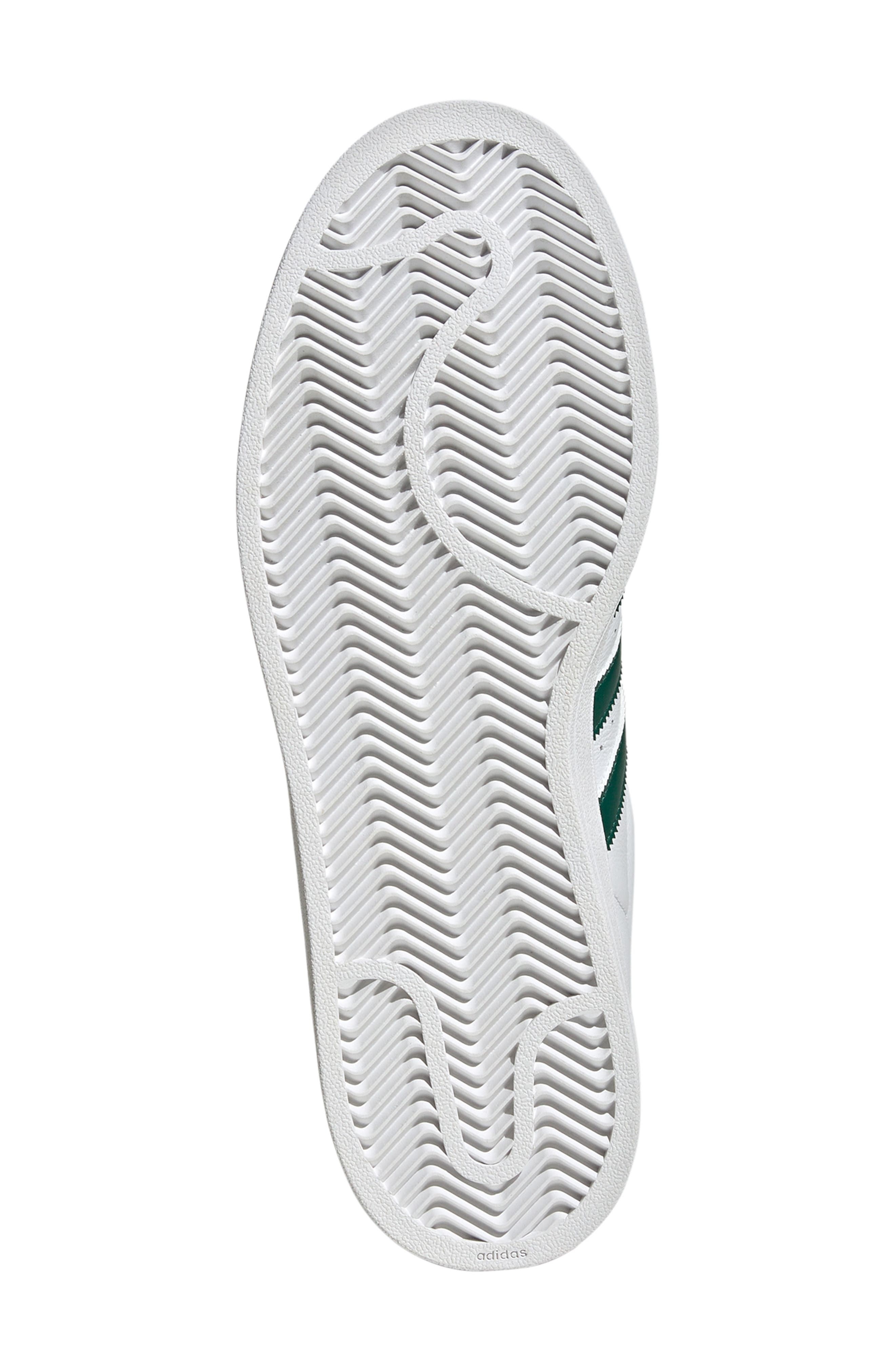 adidas Gender Inclusive Superstar II Sneaker in White/collegiate Green/black at Nordstrom - 5