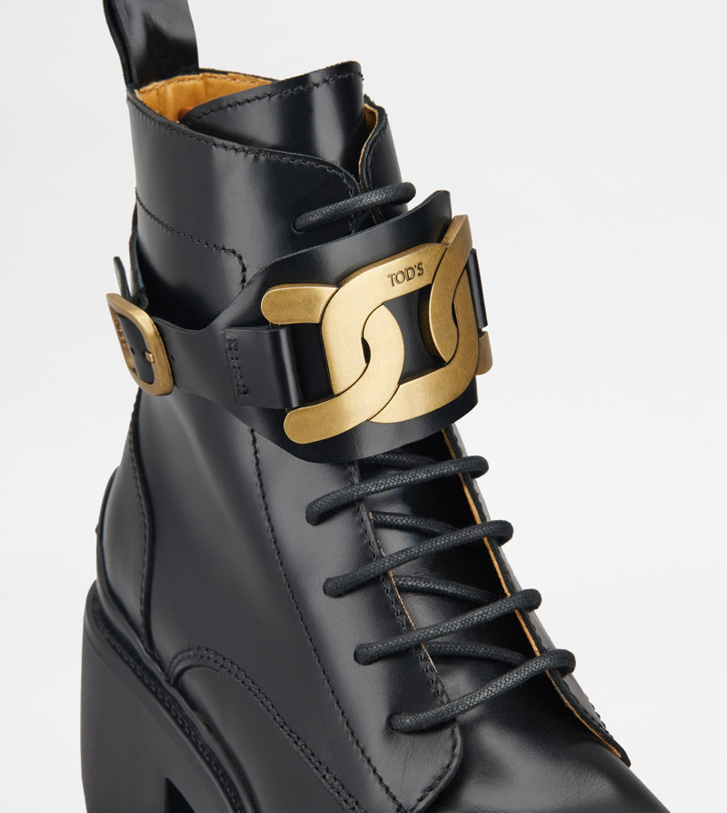 KATE ANKLE BOOTS IN LEATHER - BLACK 6