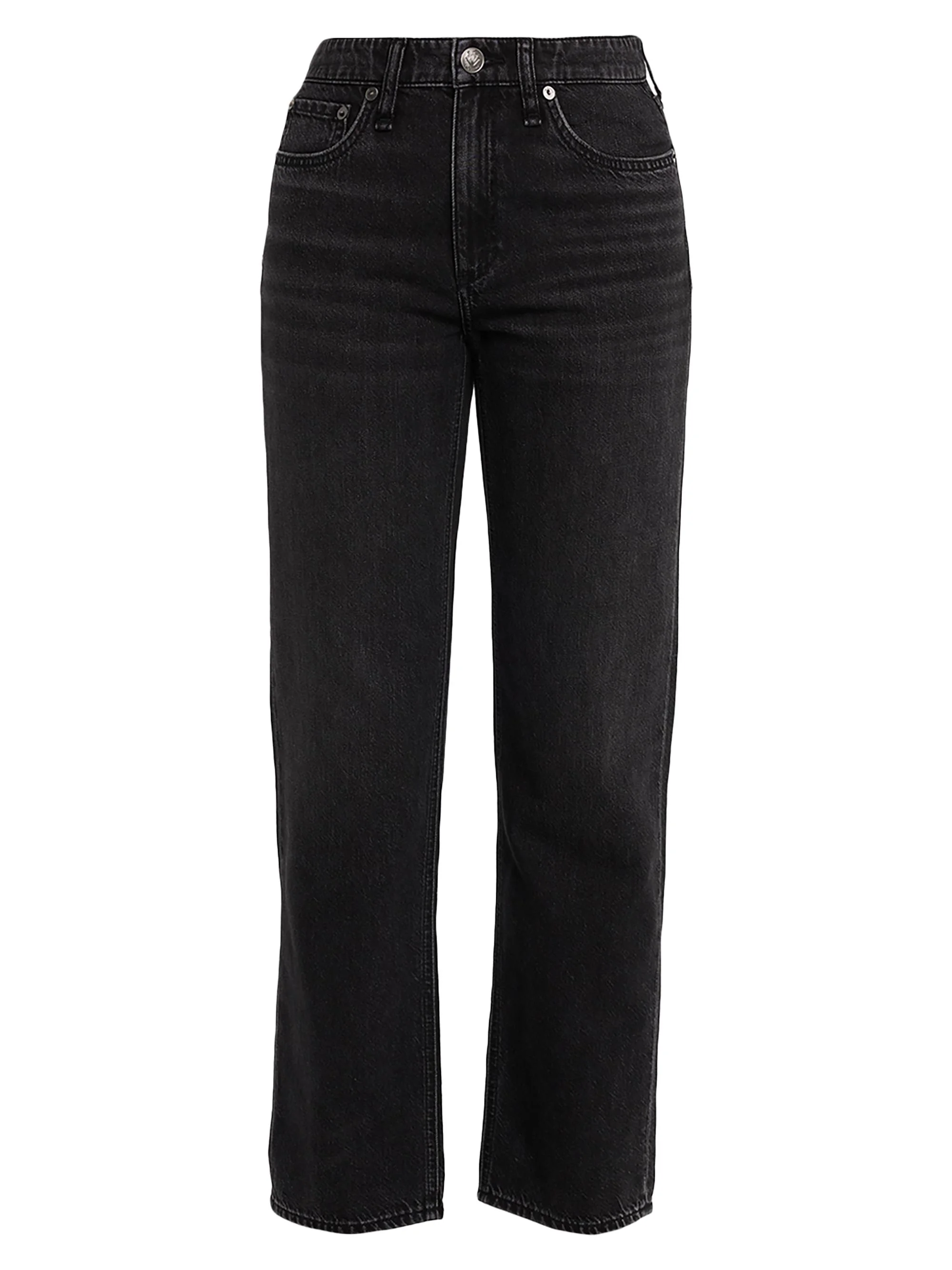 Women's Featherweight Dre Mid-Rise Boyfriend Jeans - Jet Black - 1
