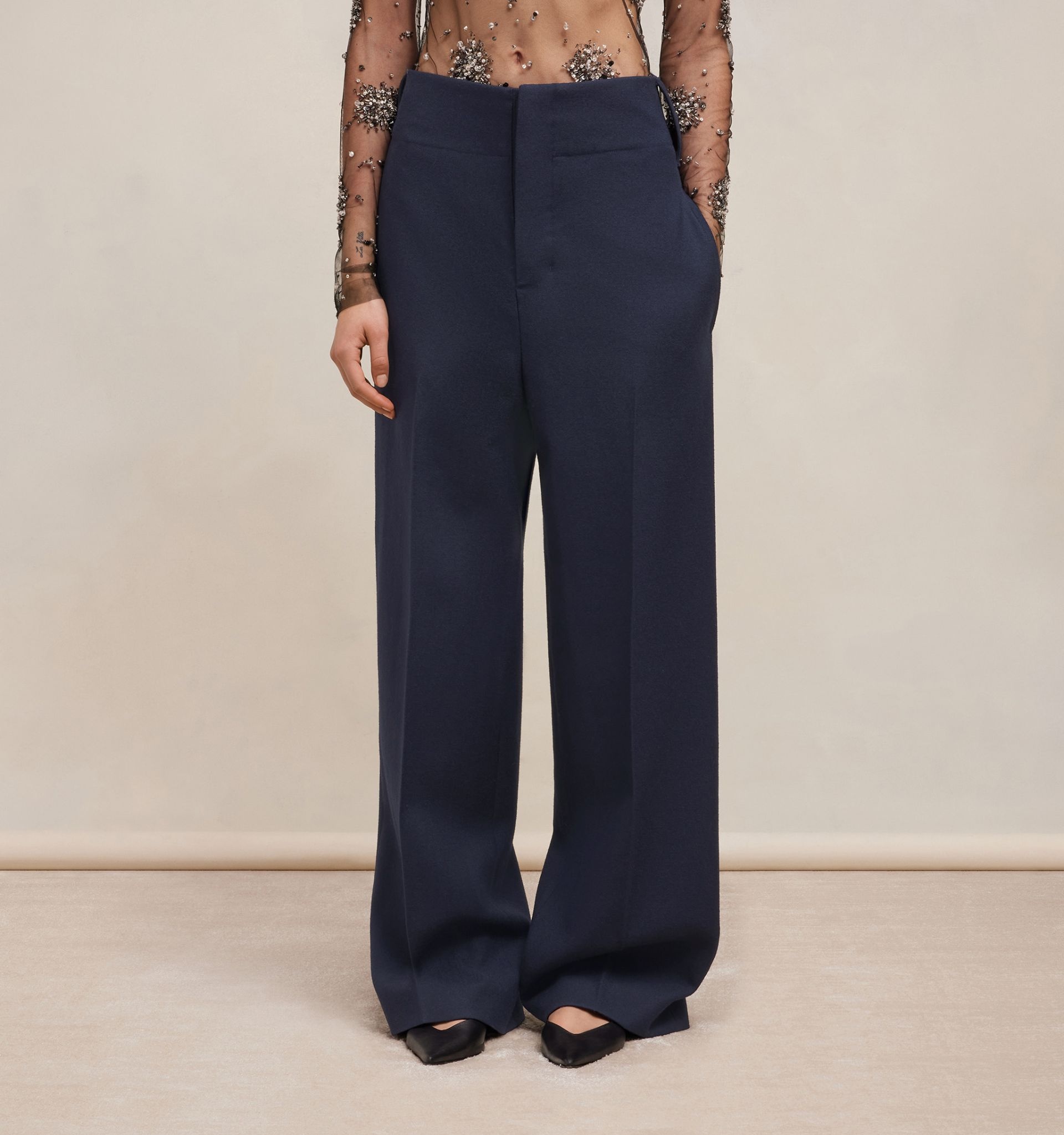 Straight Fit Trousers - 6
