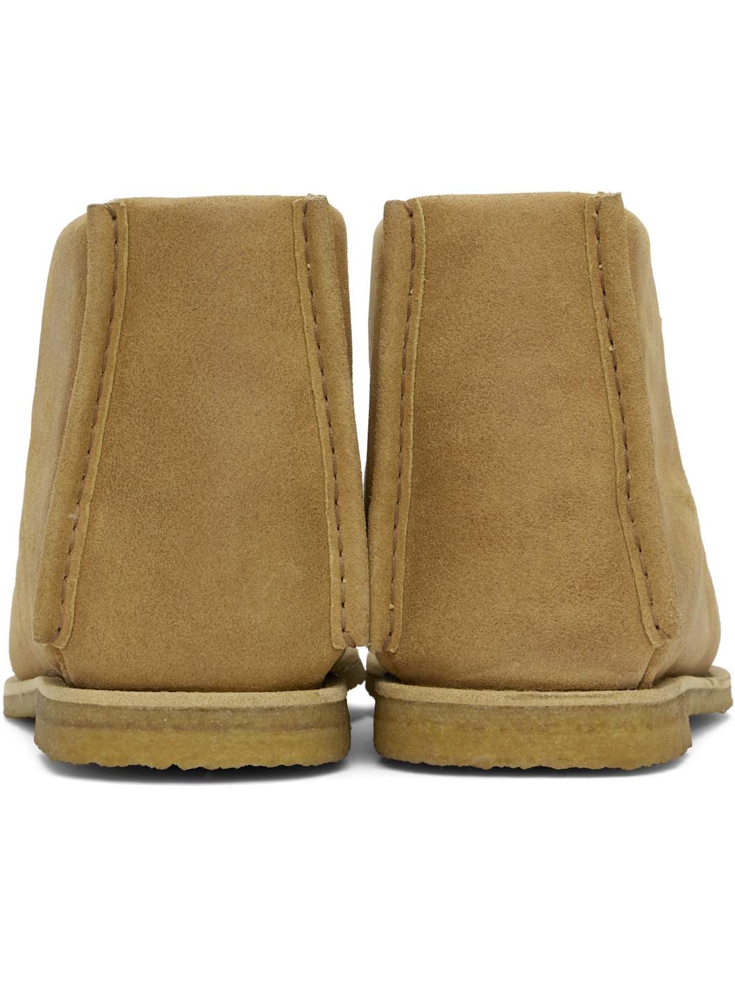 Tan Nubuck Boots - 2