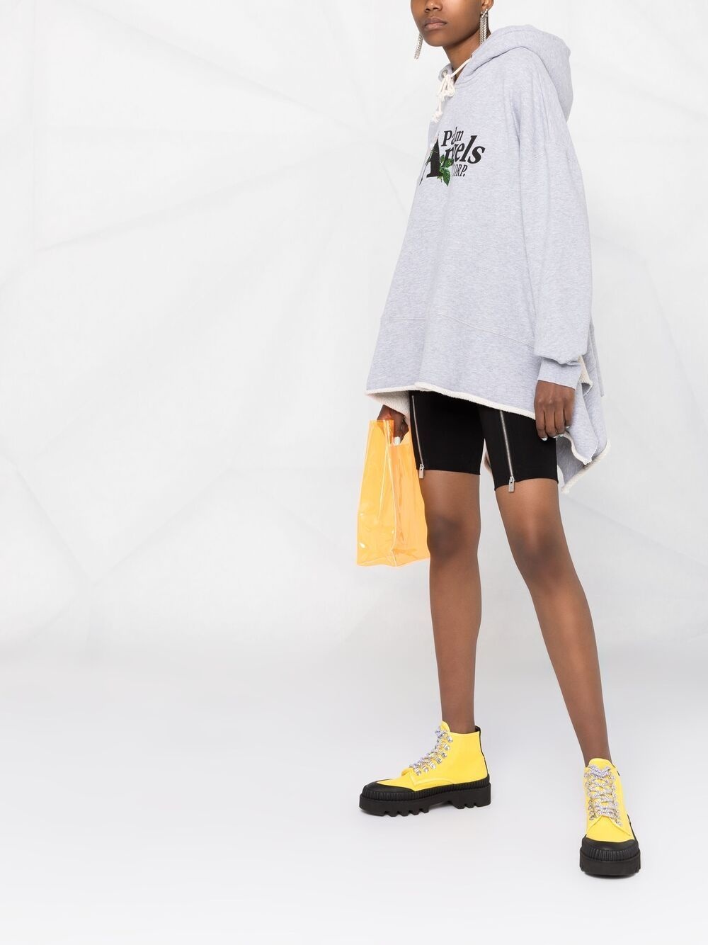 Daisy Logo drawstring poncho - 6