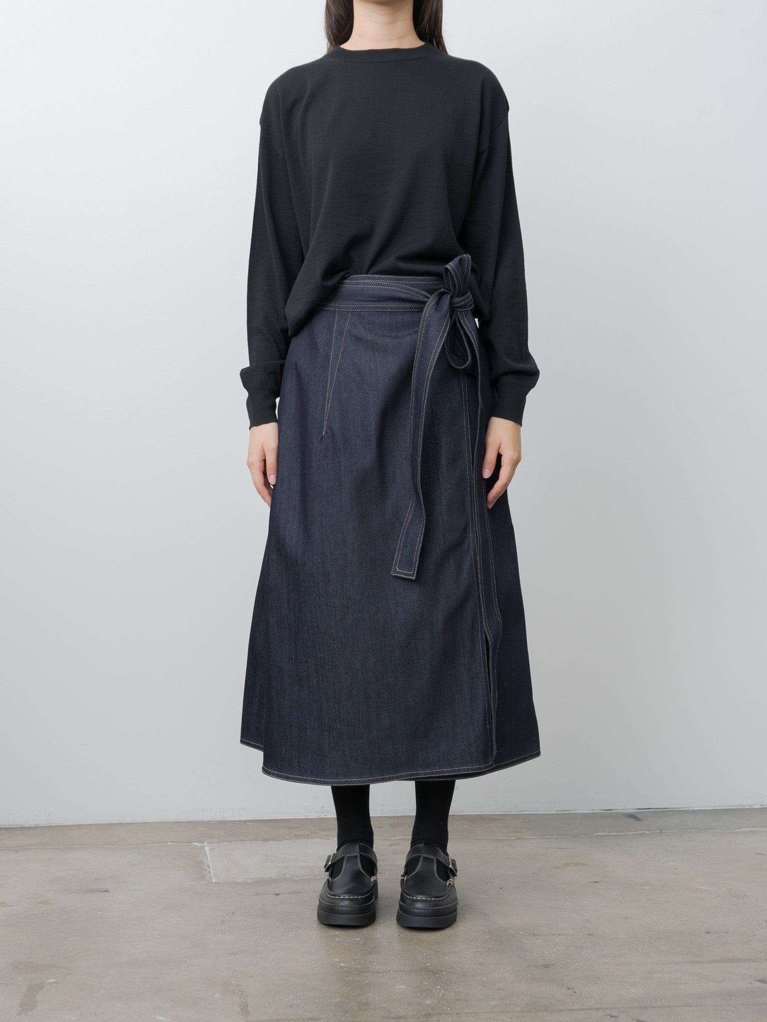 Stieglitz Denim Skirt - Raw Denim - 3