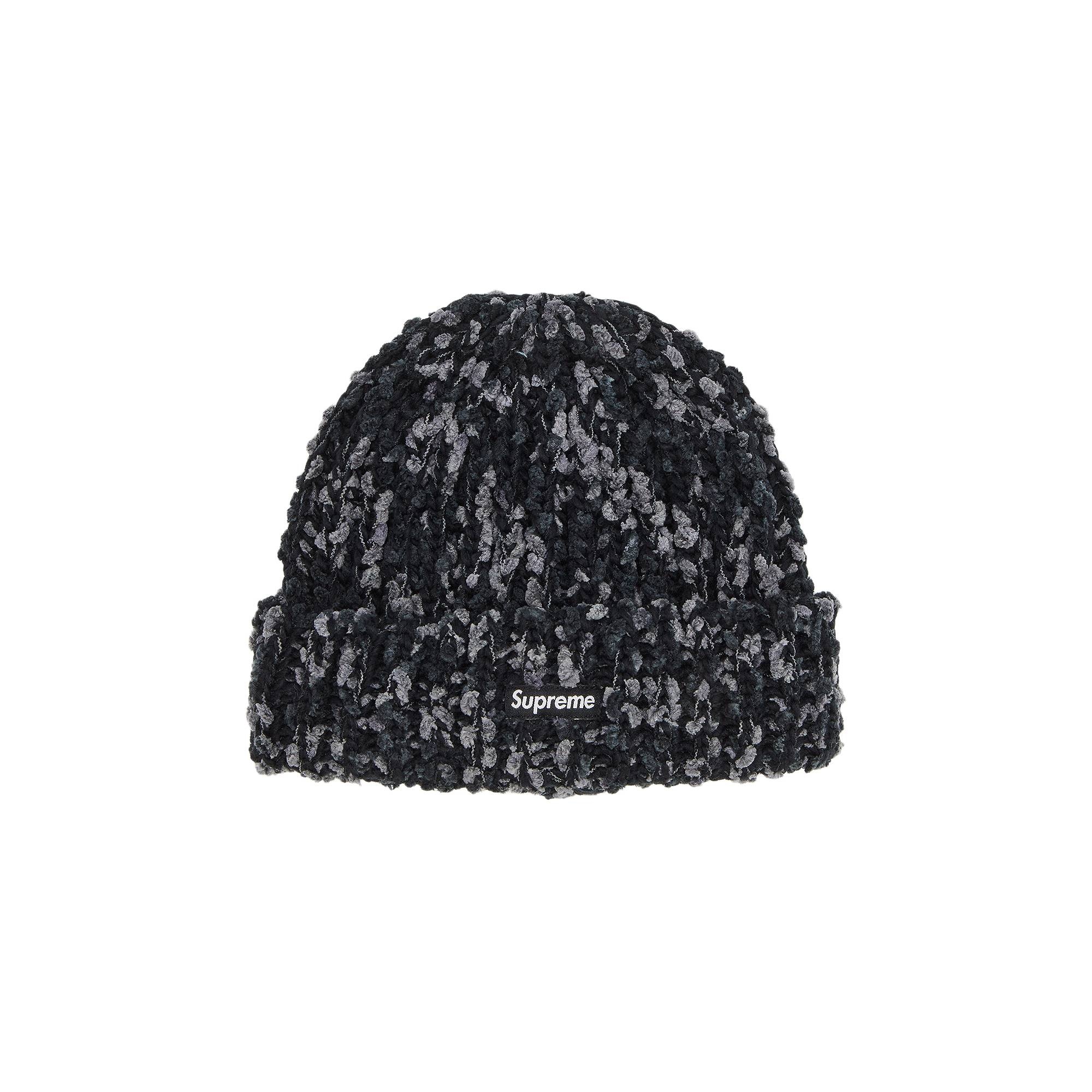 Supreme Chenille Beanie 'Black'