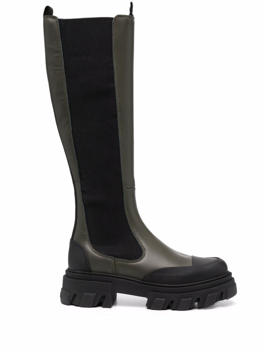 knee-high chunky boots - 1