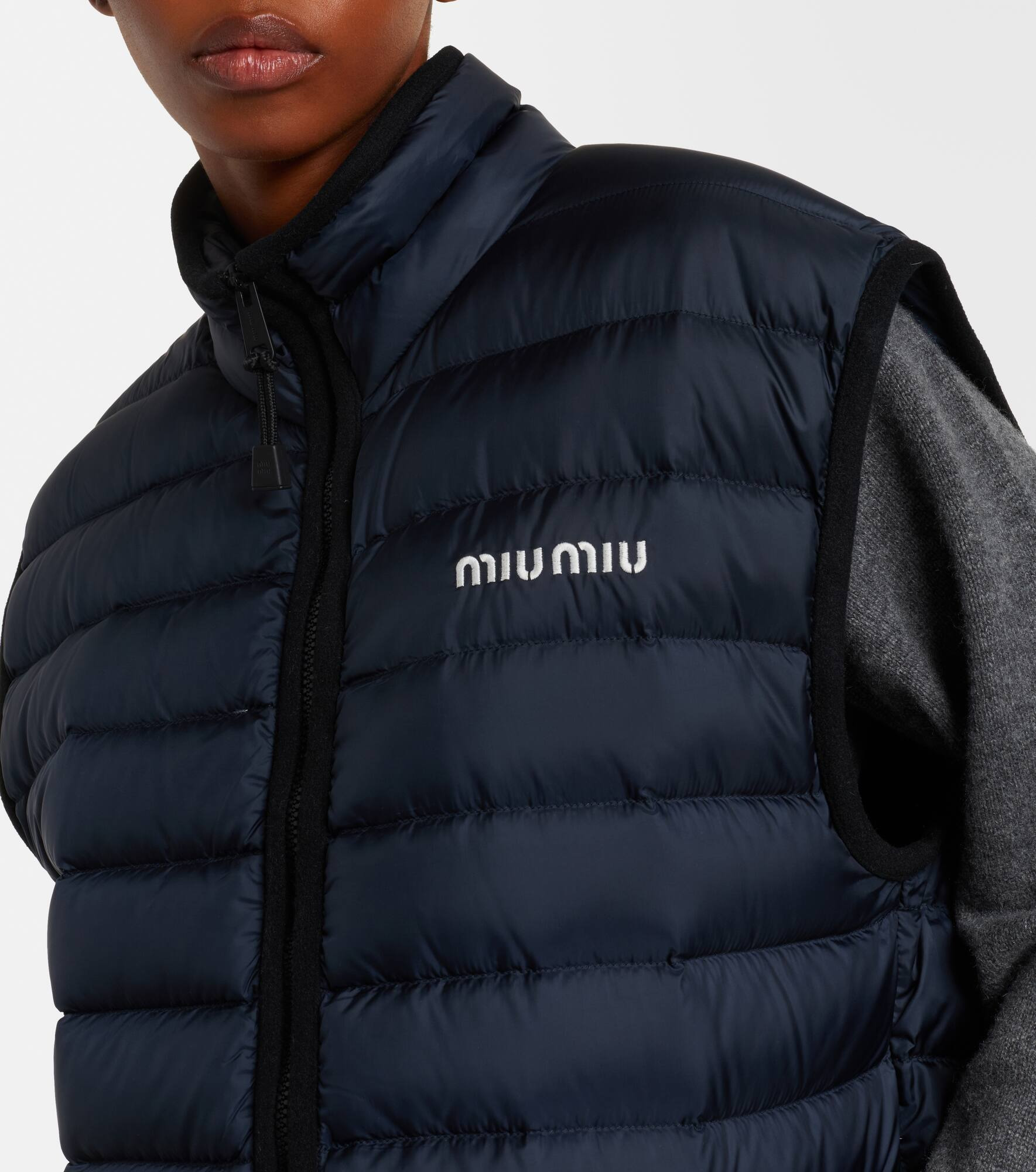 Paneled down vest - 4