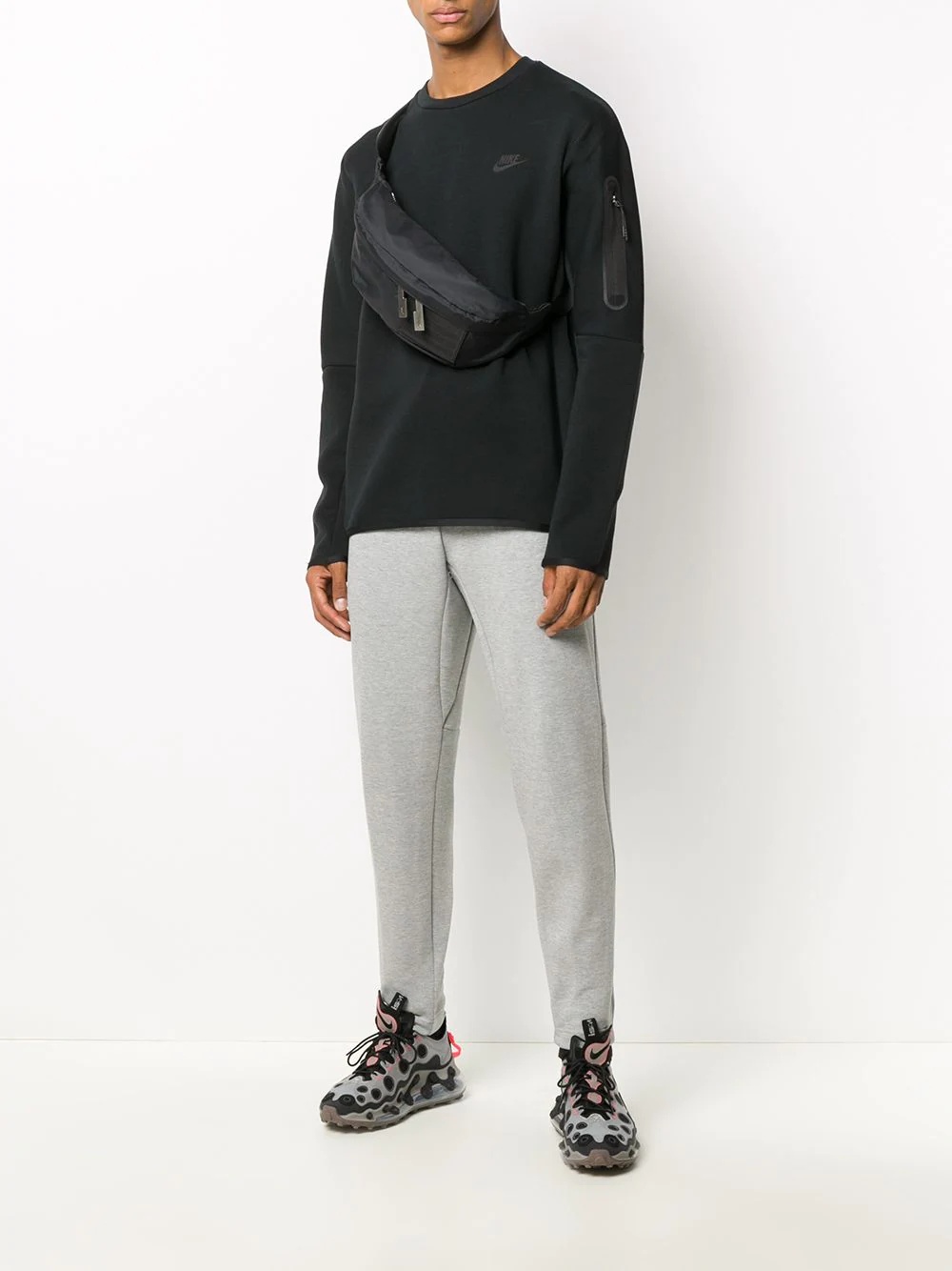 swoosh logo track trousers - 2