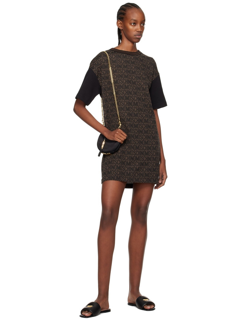 Moschino Black Plate Slides outlook