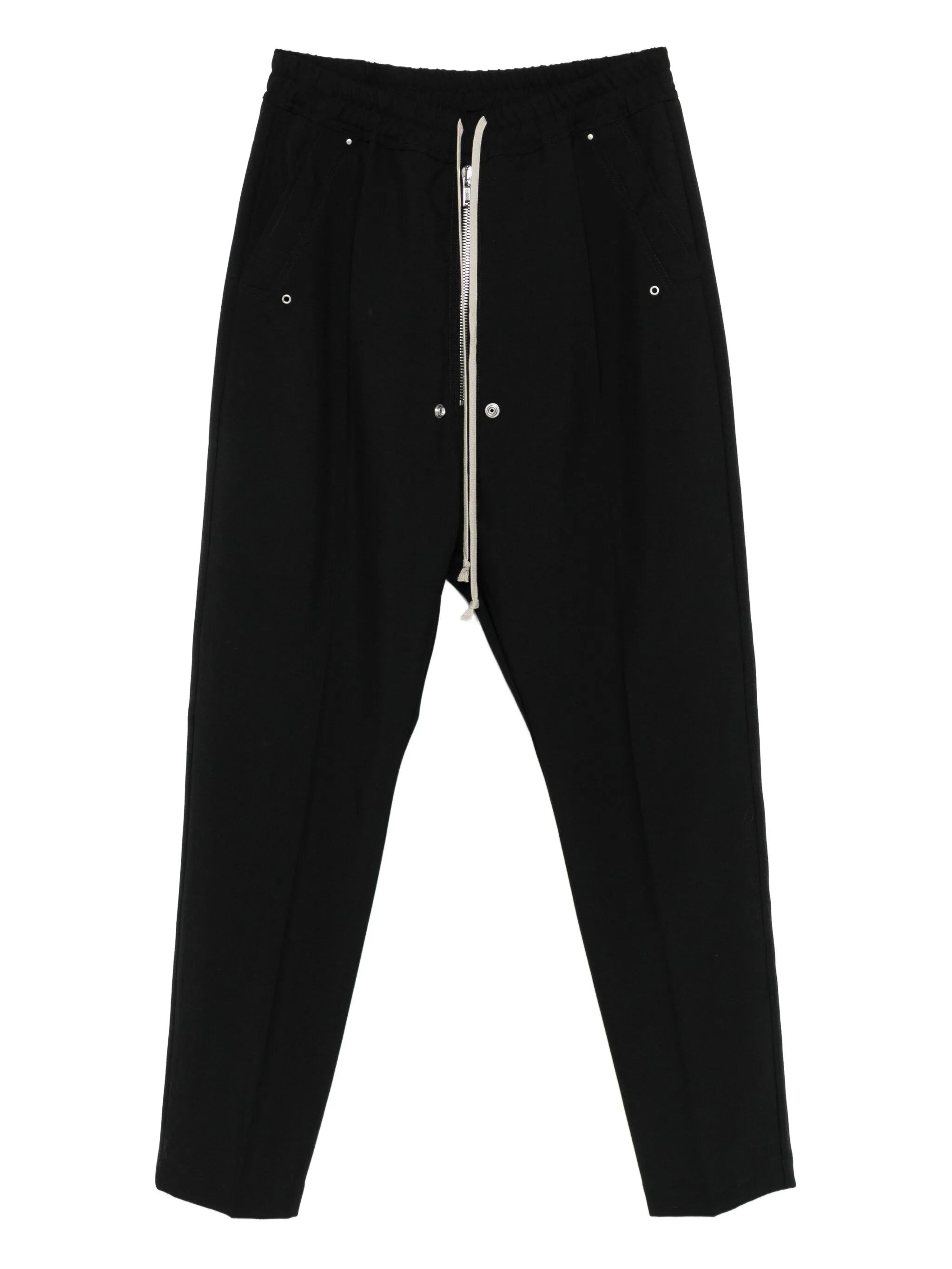Rick Owens BELA Drawstring Button Trousers - 1