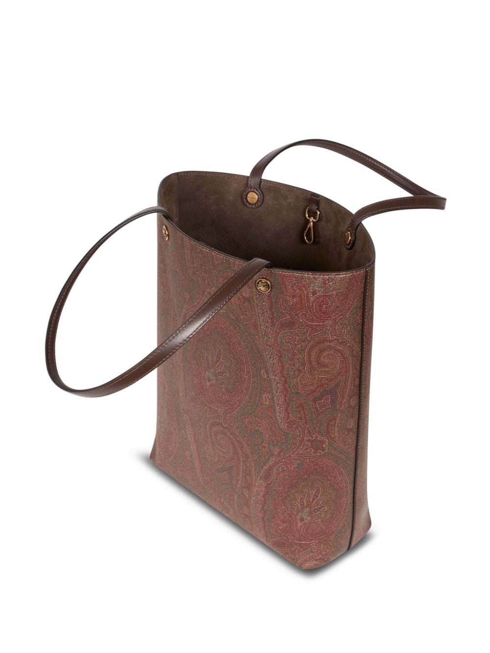 paisley-print open-top tote bag - 5