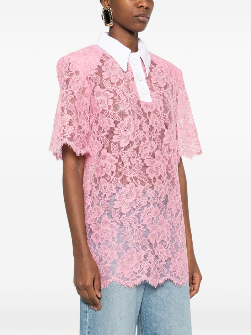 lace polo top 3