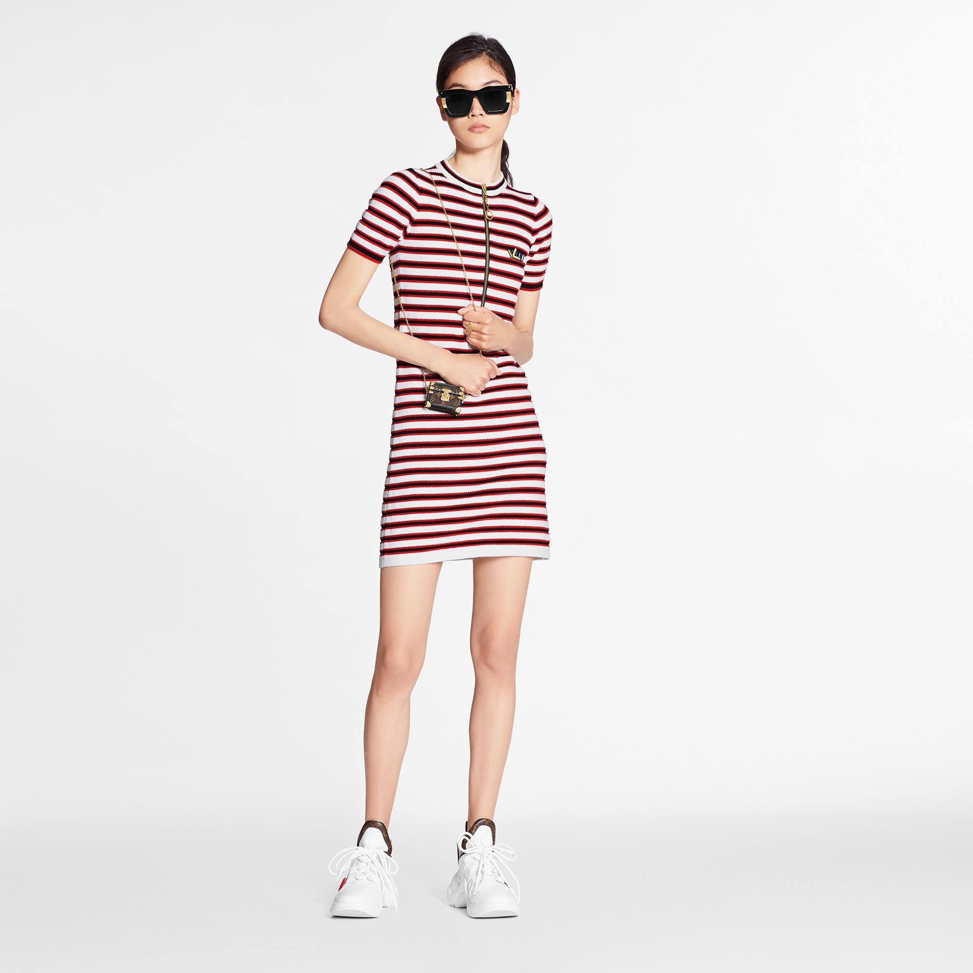 LV Patch Sporty Polo Dress  - 2