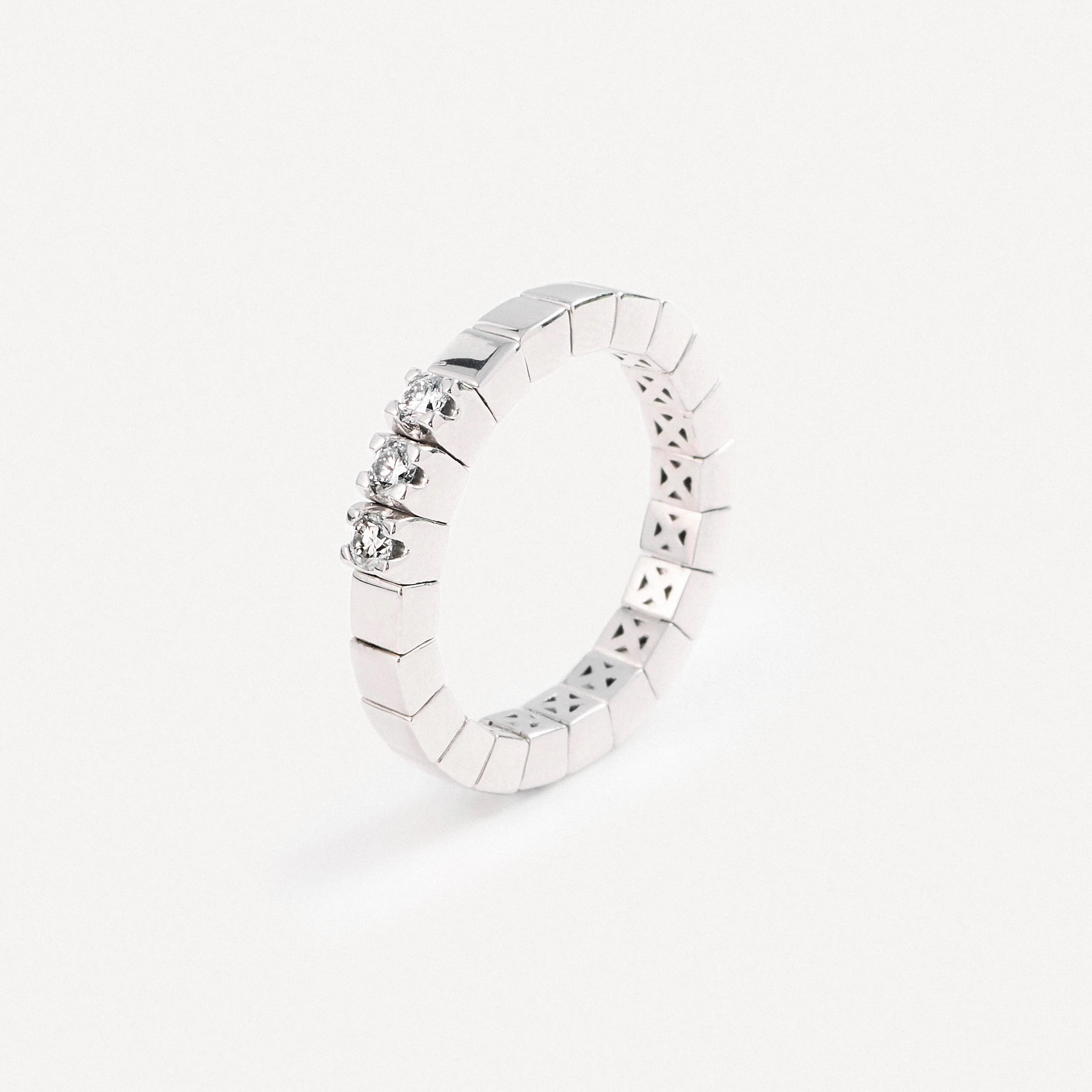 White gold Elastic ring with diamonds TOUS ATELIER - 1