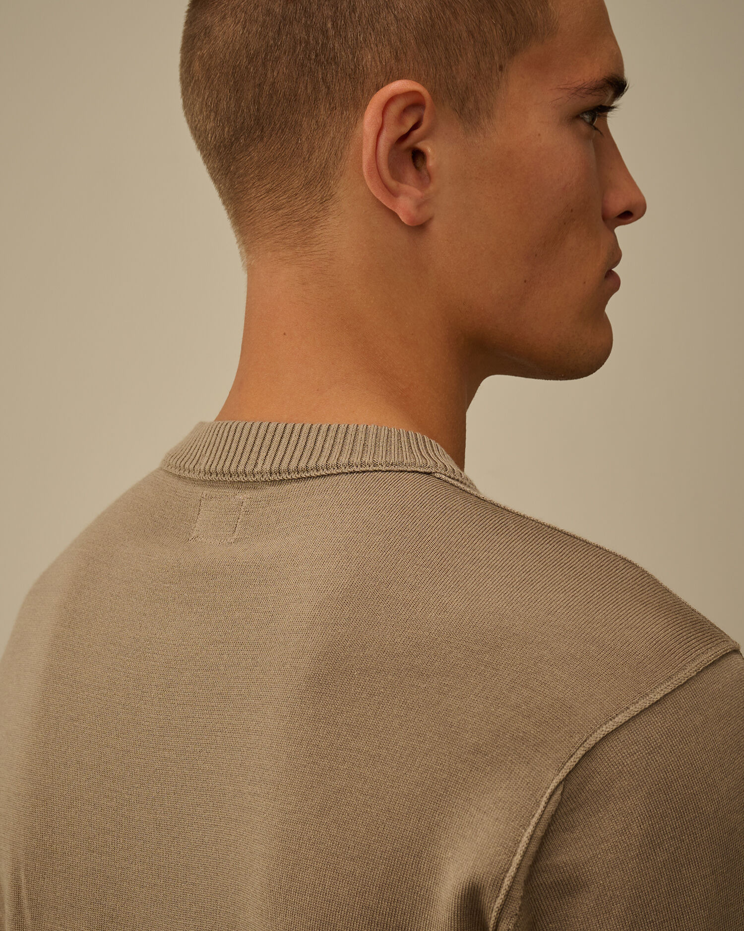 Silk Ultrafine Merino Wool Crewneck Sweater - 6
