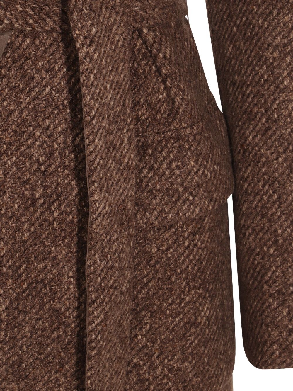 wool-blend single-breasted coat - 4