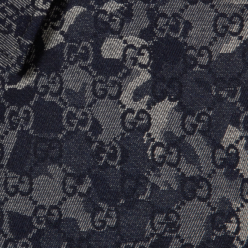 GG jacquard denim shirt 6