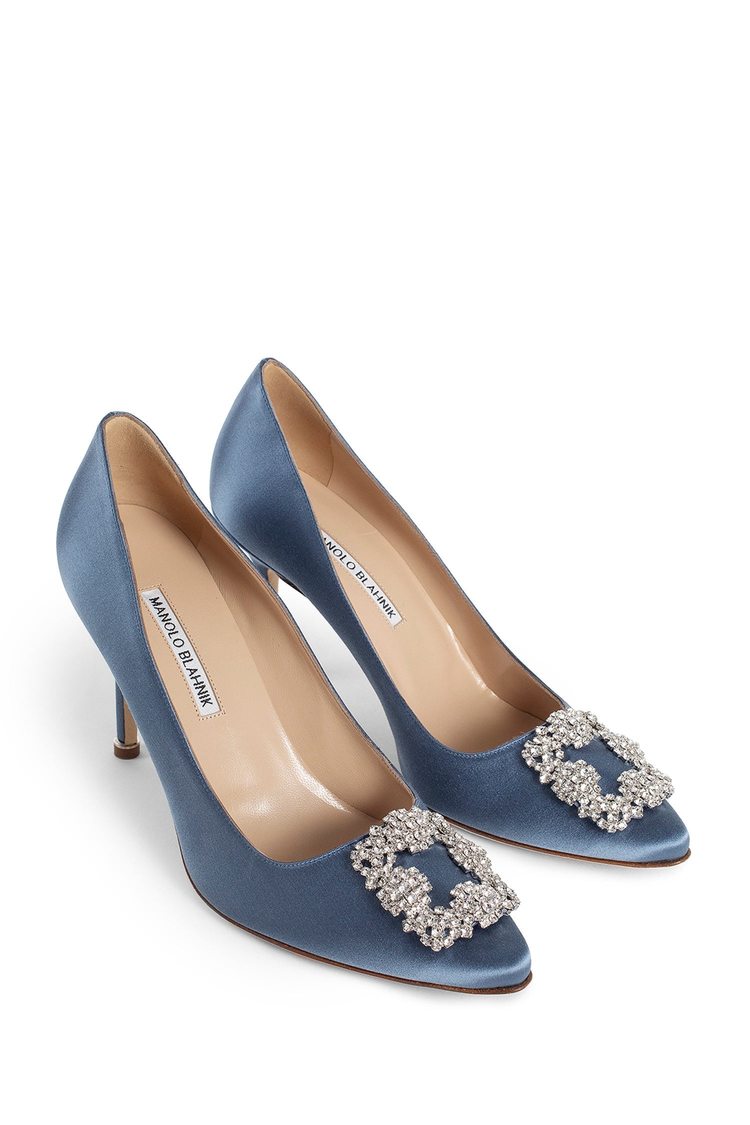 MANOLO BLAHNIK WOMAN BLUE PUMPS - 7